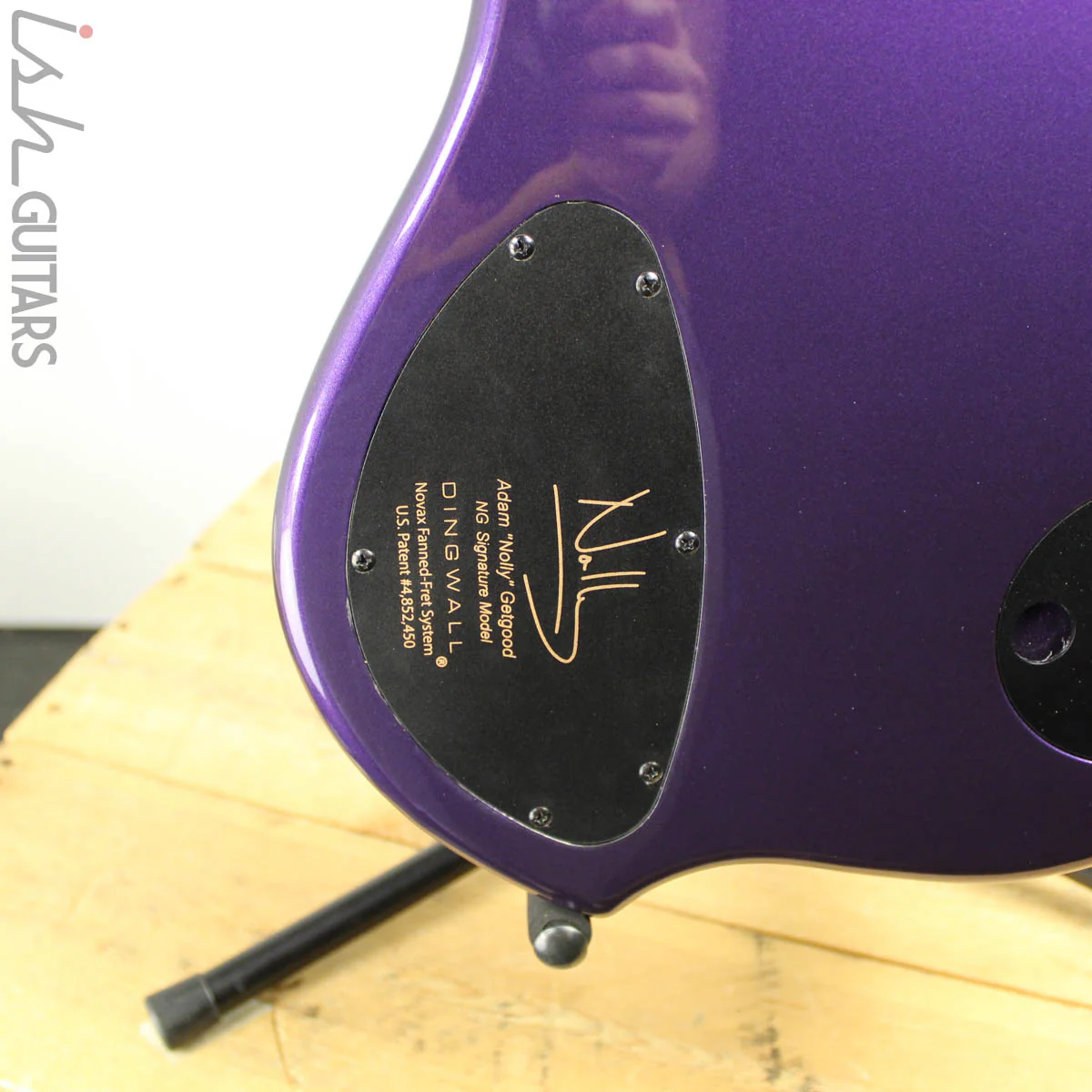 Dingwall NG3 5-String Purple Metallic Maple Fretboard - Image 8