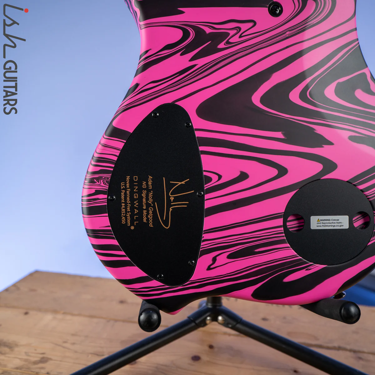 Dingwall NG-3 Matte Pink Swirl 5-String Bass - Image 10