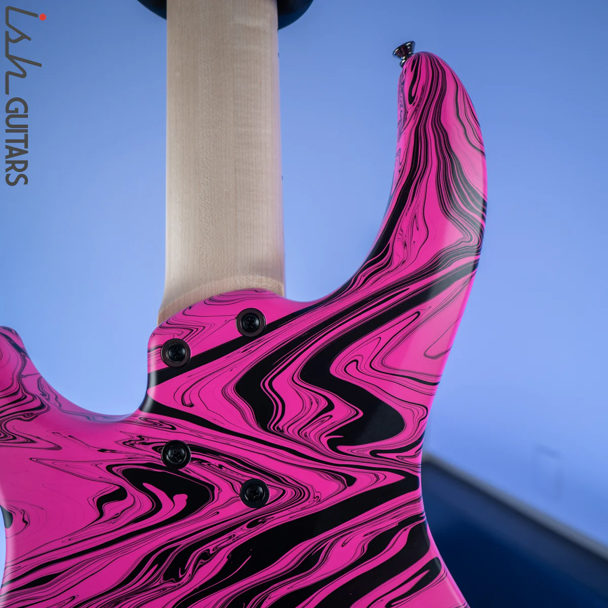 Dingwall NG-3 Matte Pink Swirl 5-String Bass - Image 8