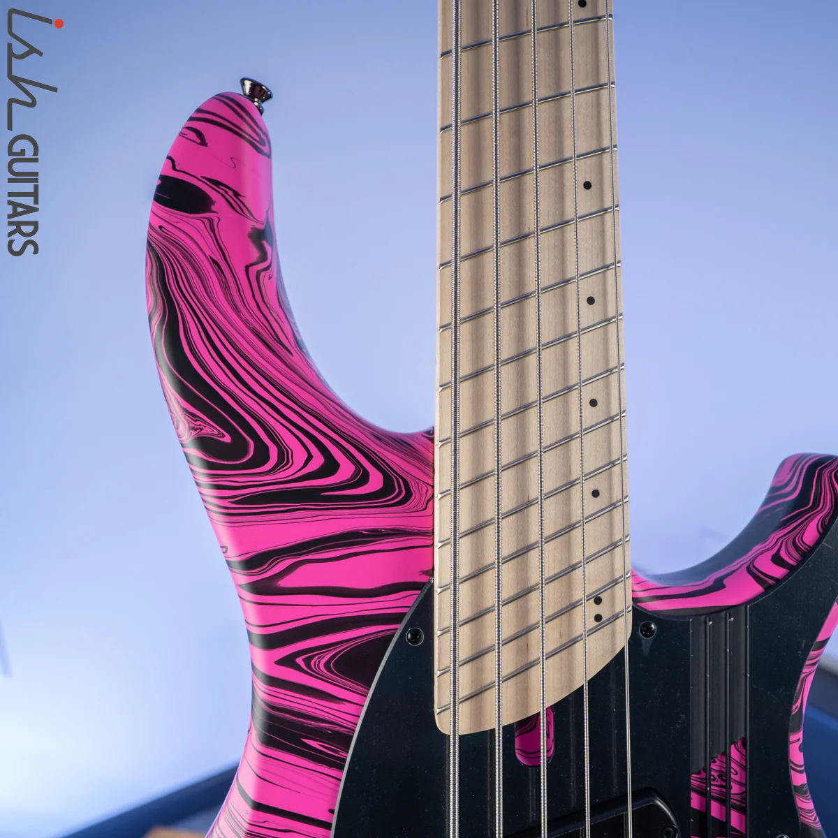 Dingwall NG-3 Matte Pink Swirl 5-String Bass B-Stock - Image 3