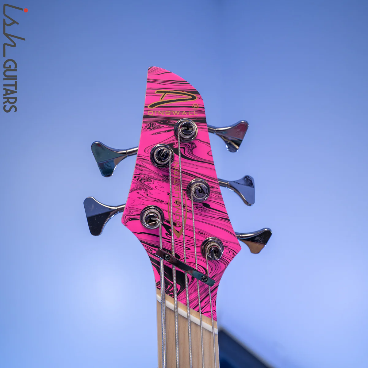 Dingwall NG-3 Matte Pink Swirl 5-String Bass B-Stock - Image 6
