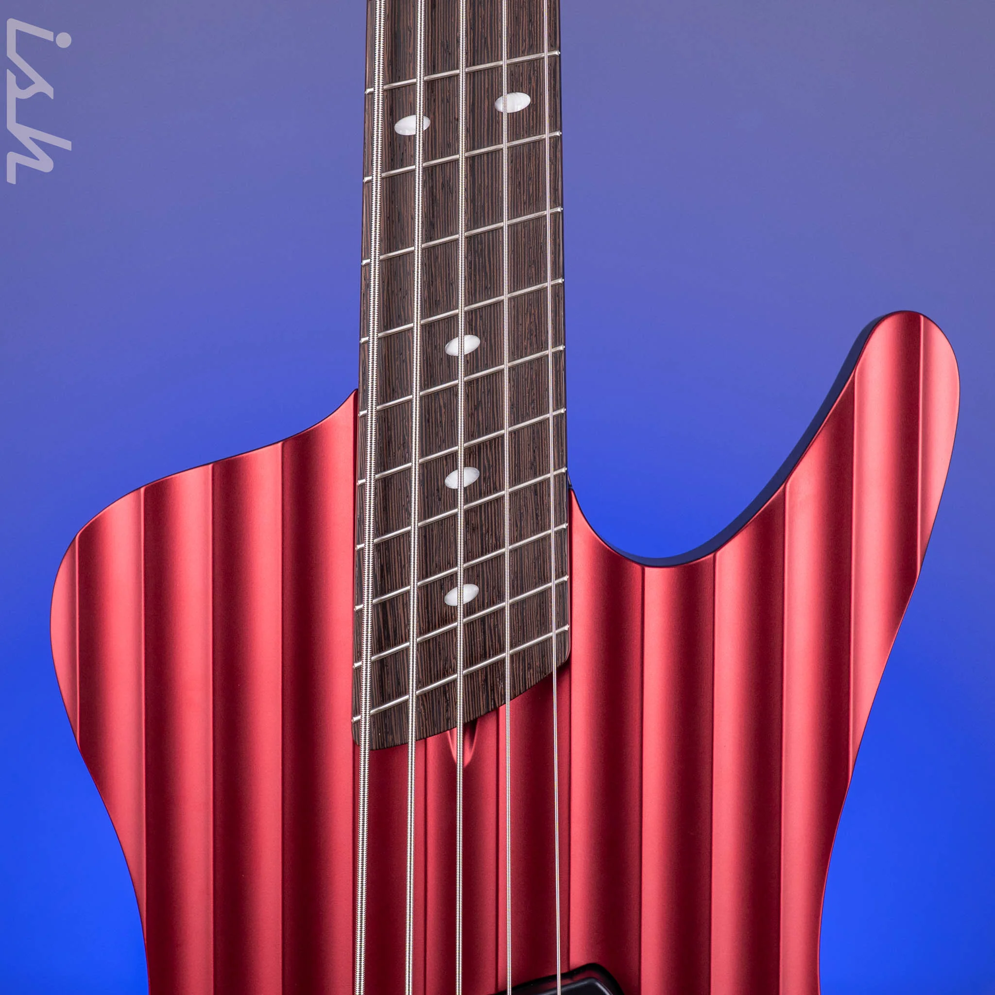 Dingwall Rob van der Loo Signature D-Roc Custom 5-String Bass Matte Candy Pearl Wild Cherry - Image 6