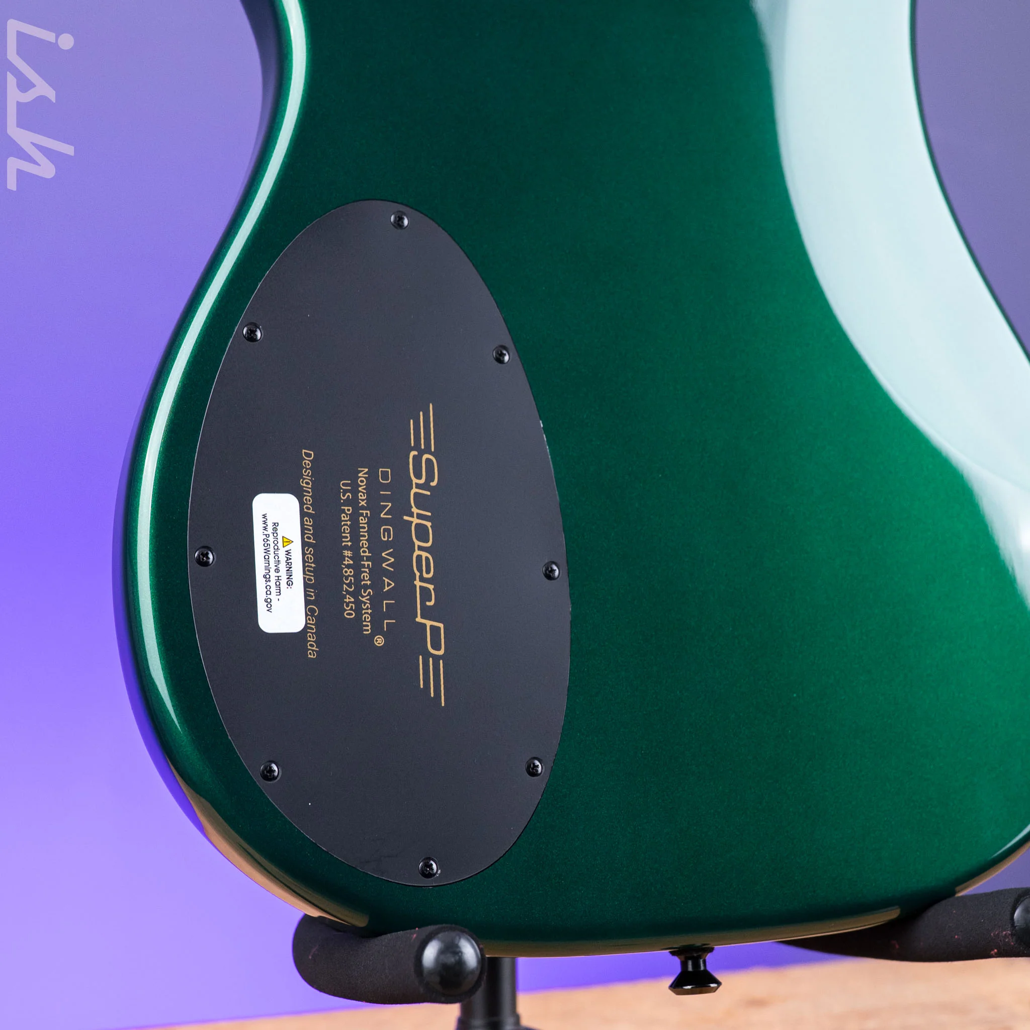 Dingwall SP1 4-String Bass Dark Candy Green B-Stock - Image 10