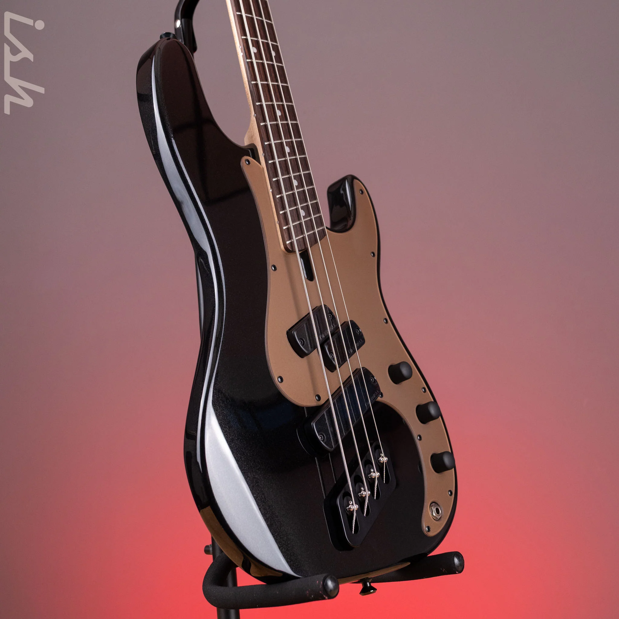 Dingwall SP1 4-String Bass Gloss Metallic Black - Image 3