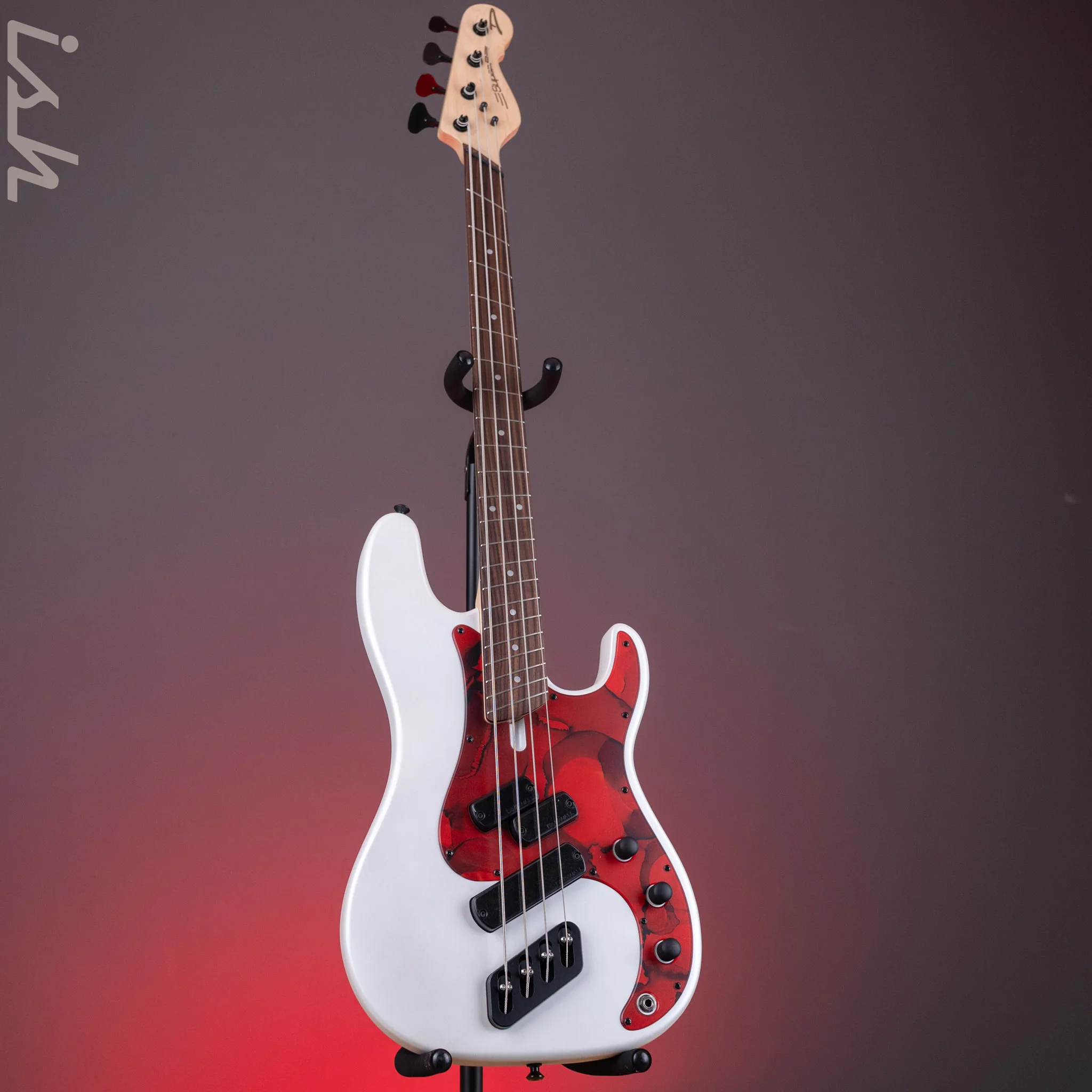 Dingwall SP1 4-String Bass Matte Ducati Pearl White - Image 2