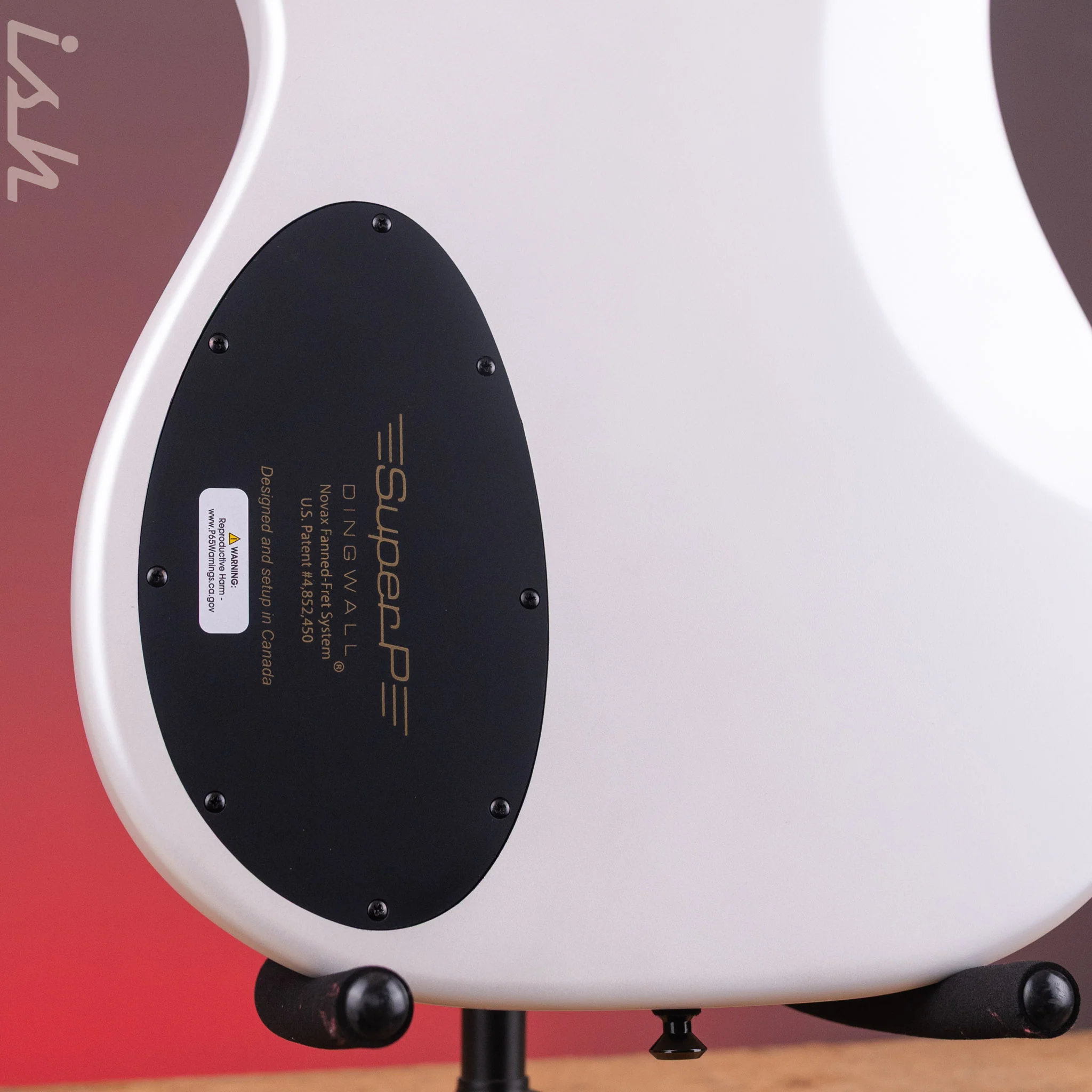 Dingwall SP1 4-String Bass Matte Ducati Pearl White - Image 10