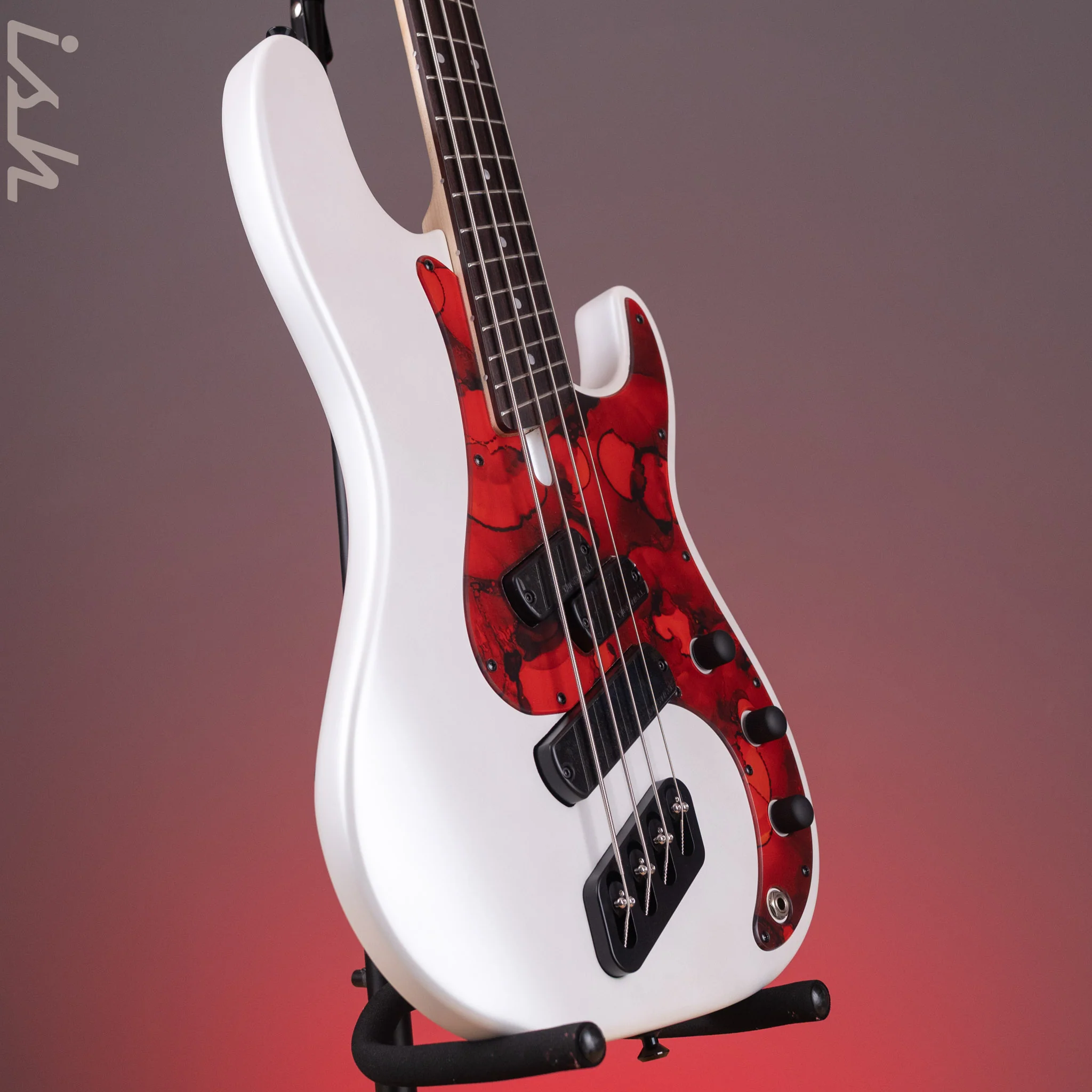 Dingwall SP1 4-String Bass Matte Ducati Pearl White - Image 3