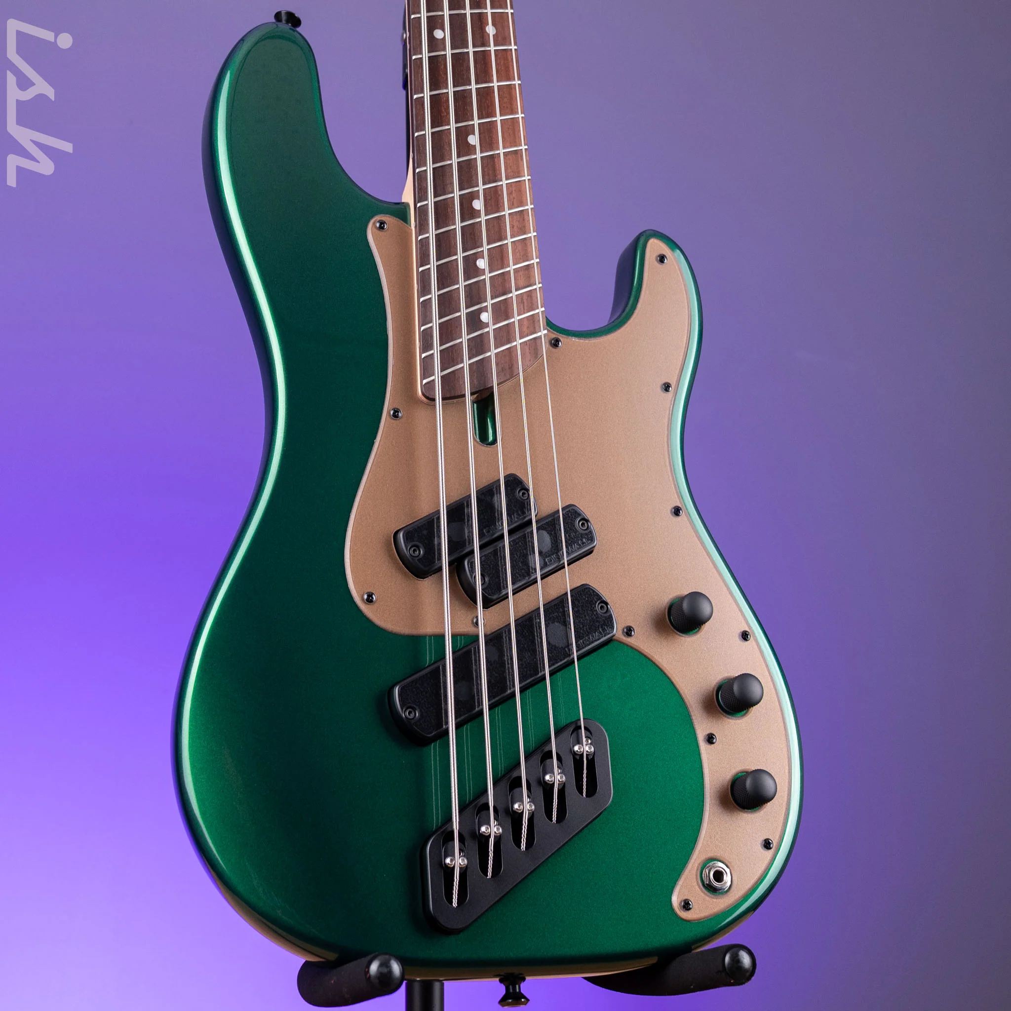 Dingwall SP1 5-String Bass Dark Candy Green Gloss