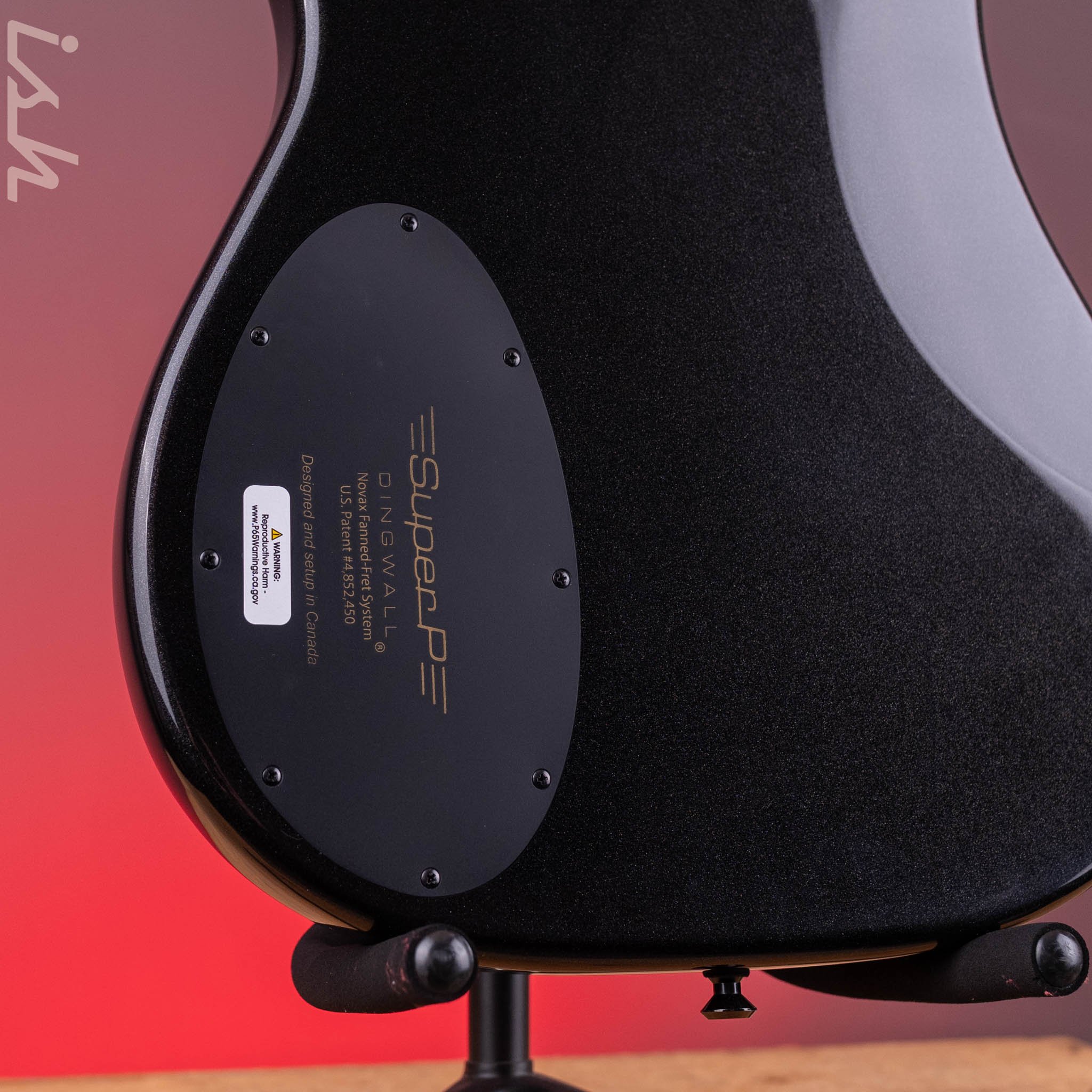 Dingwall SP1 5-String Bass Gloss Metallic Black - Image 10