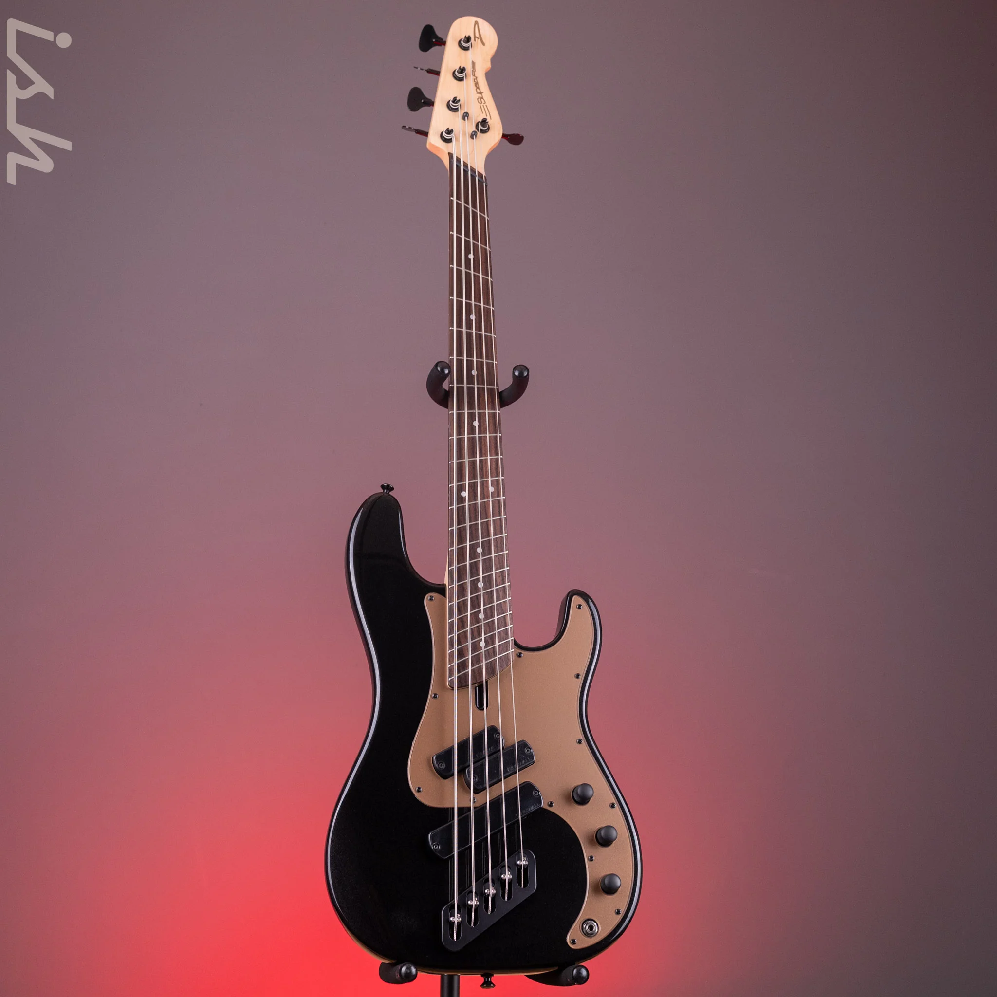 Dingwall SP1 5-String Bass Gloss Metallic Black - Image 2