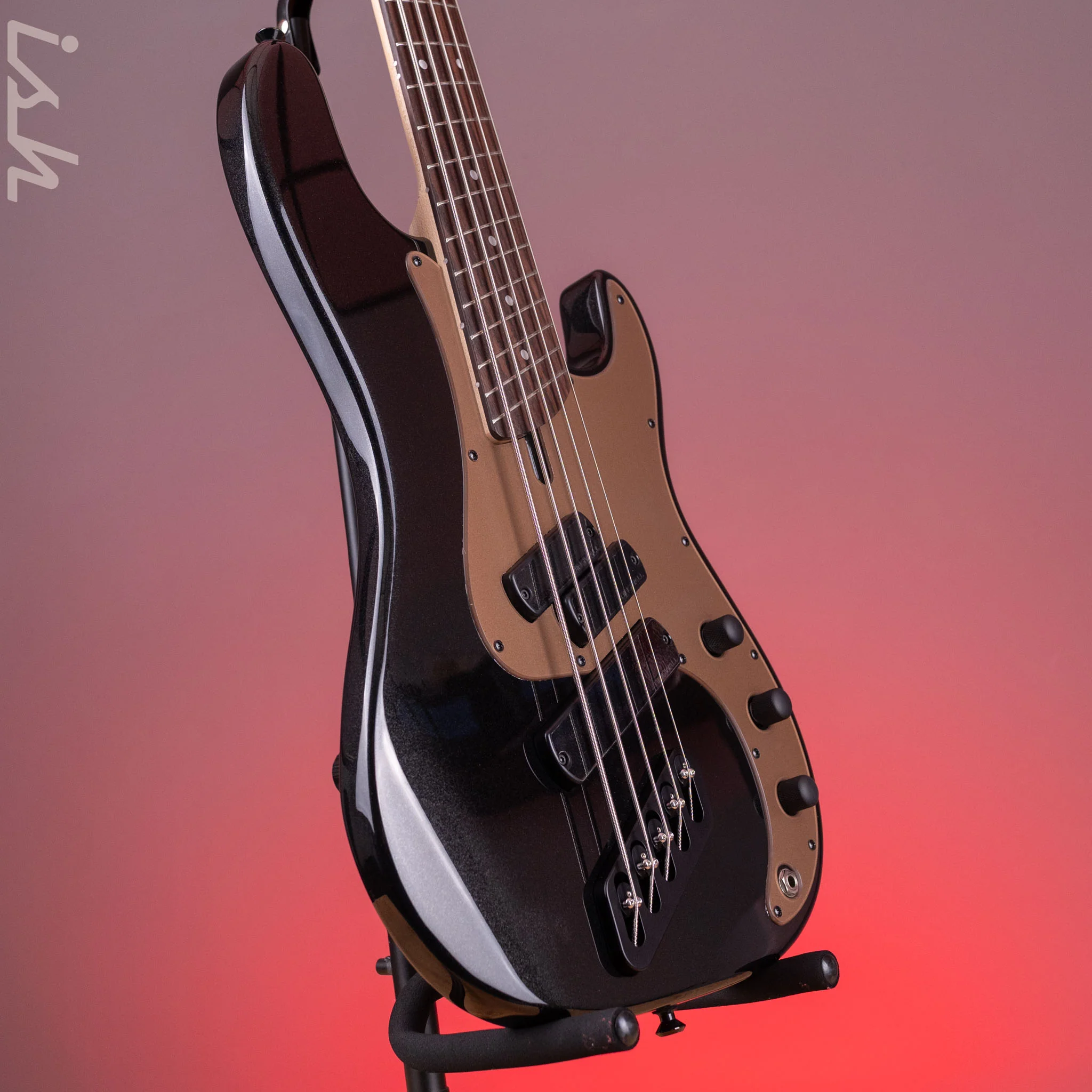 Dingwall SP1 5-String Bass Gloss Metallic Black - Image 3