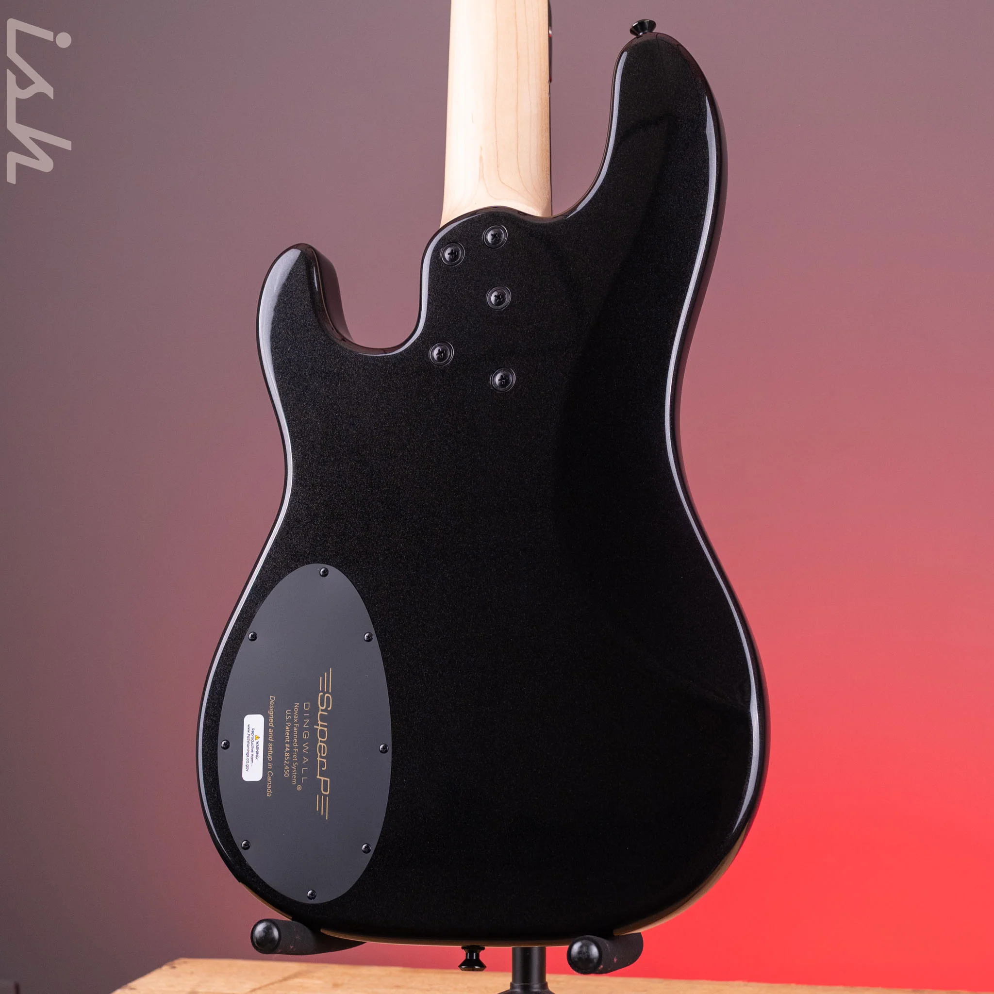 Dingwall SP1 5-String Bass Gloss Metallic Black - Image 8