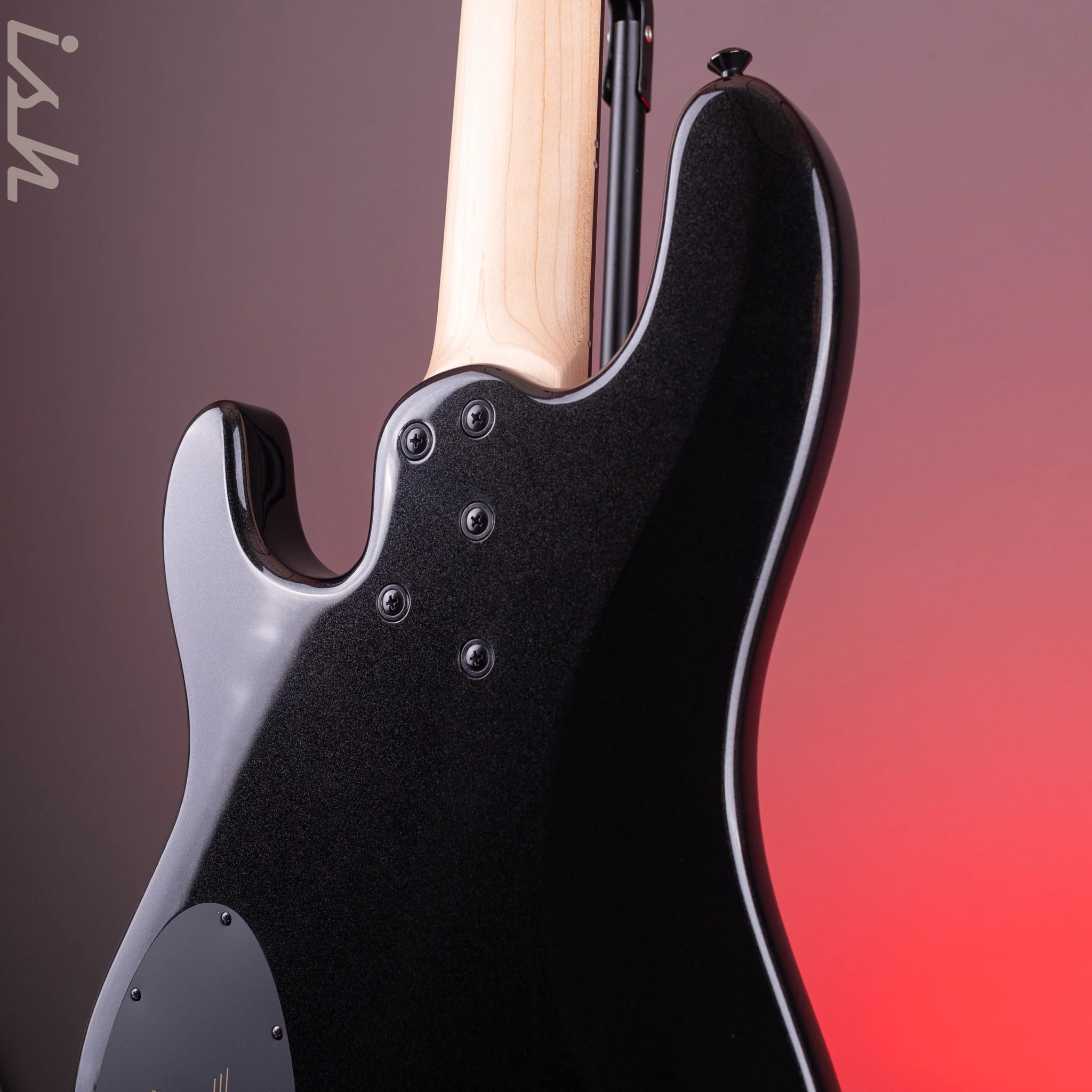 Dingwall SP1 5-String Bass Gloss Metallic Black - Image 9