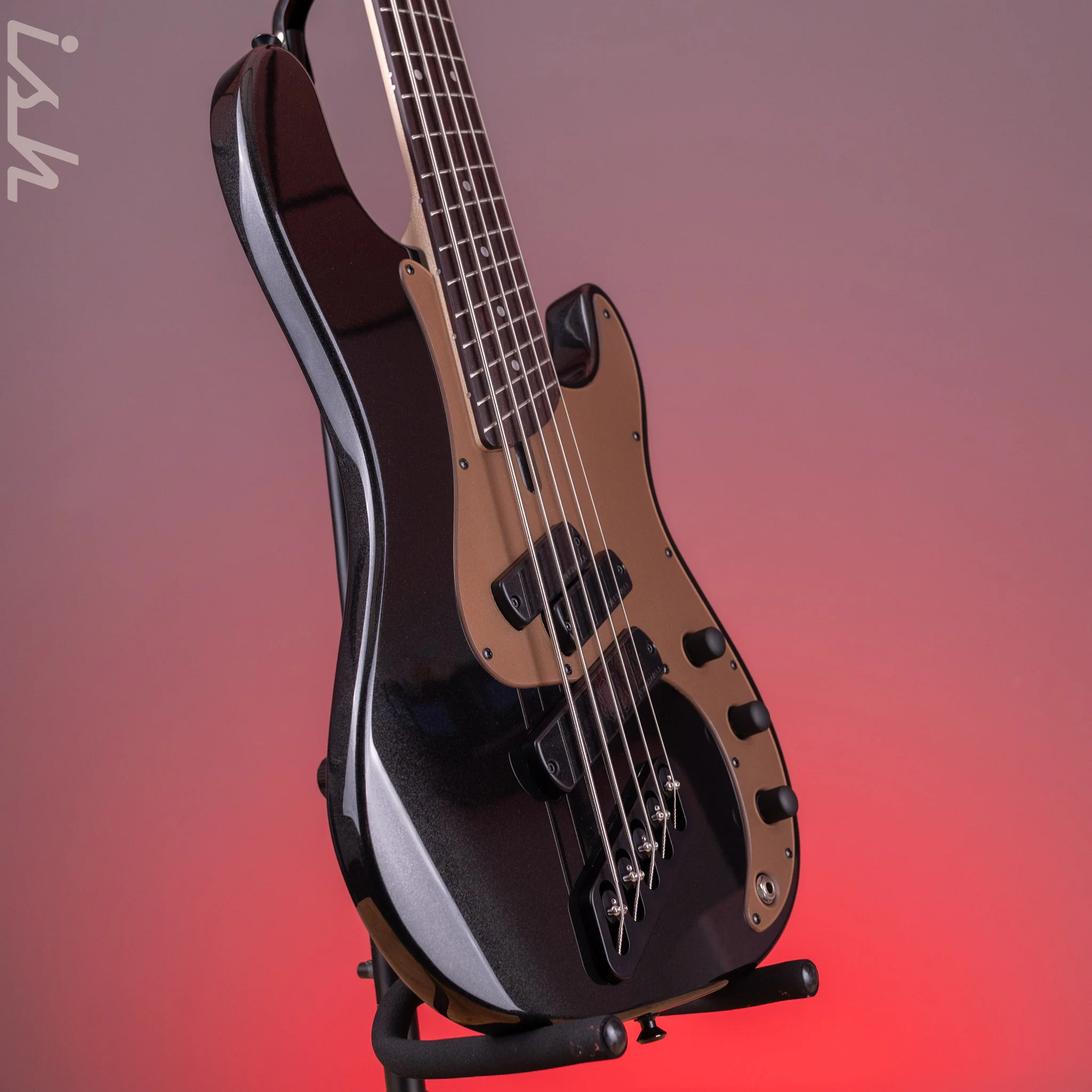 Dingwall SP1 5-String Bass Gloss Metallic Black - Image 3