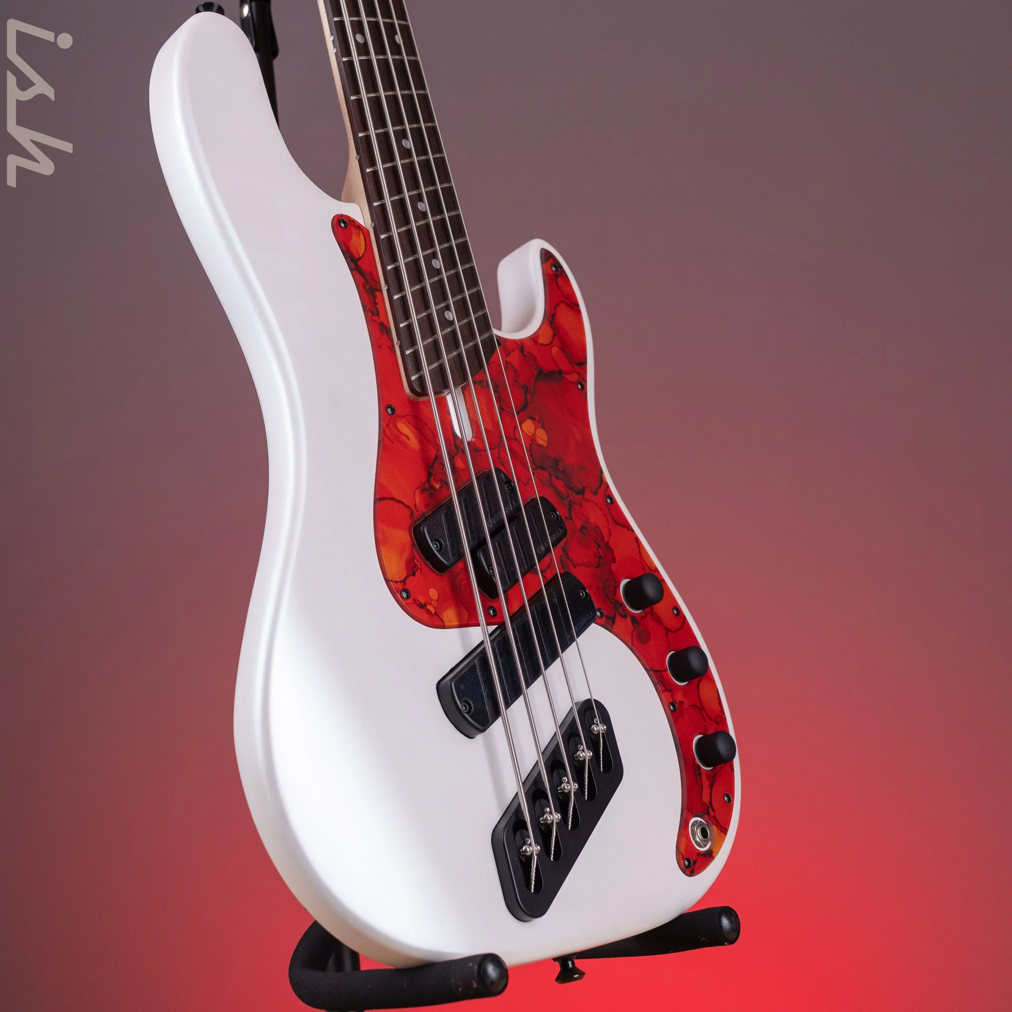 Dingwall SP1 5-String Bass Matte Ducati Pearl White - Image 3