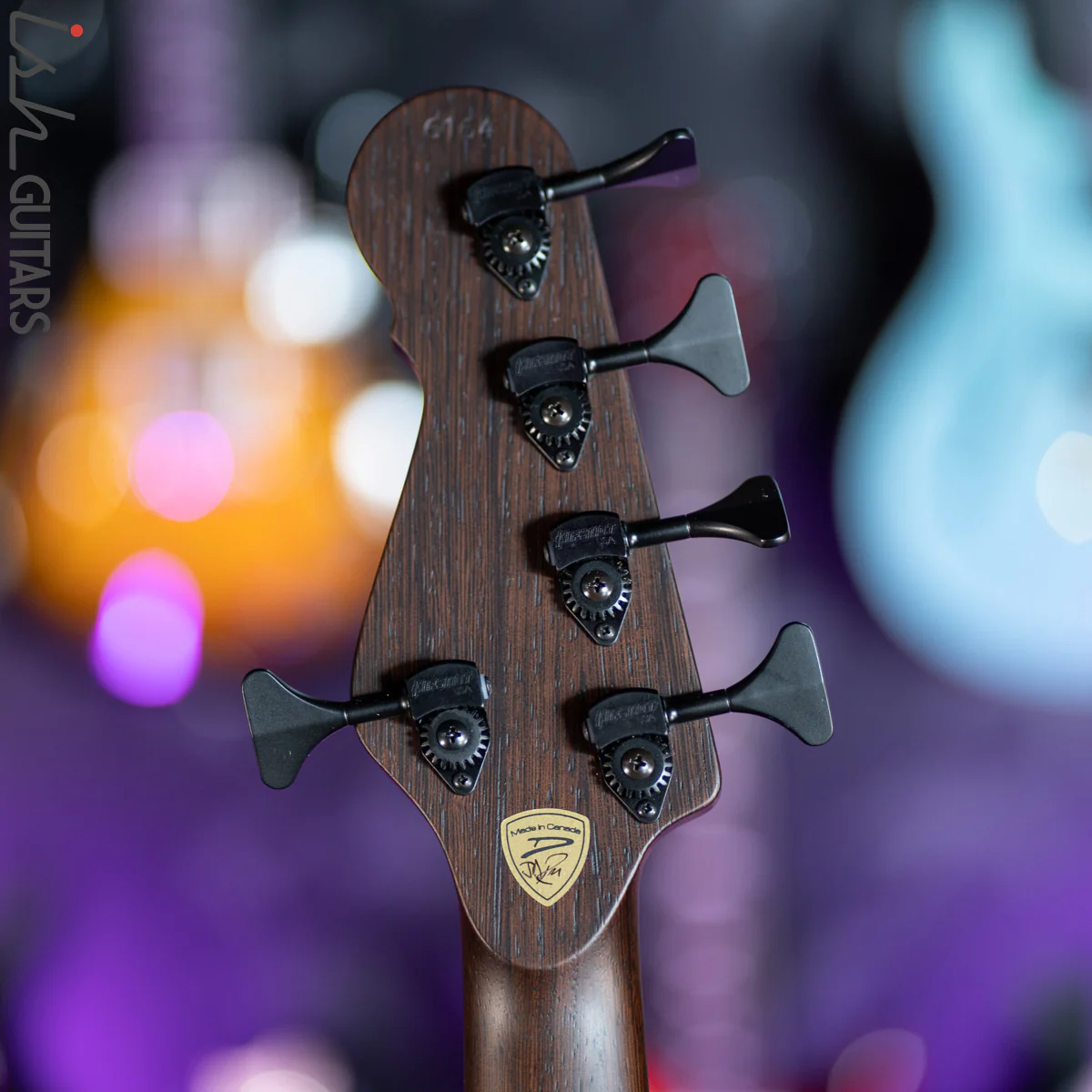 Dingwall Super J 5-String Buckeye Burl Purple to Turquoise Reverseburst - Image 17