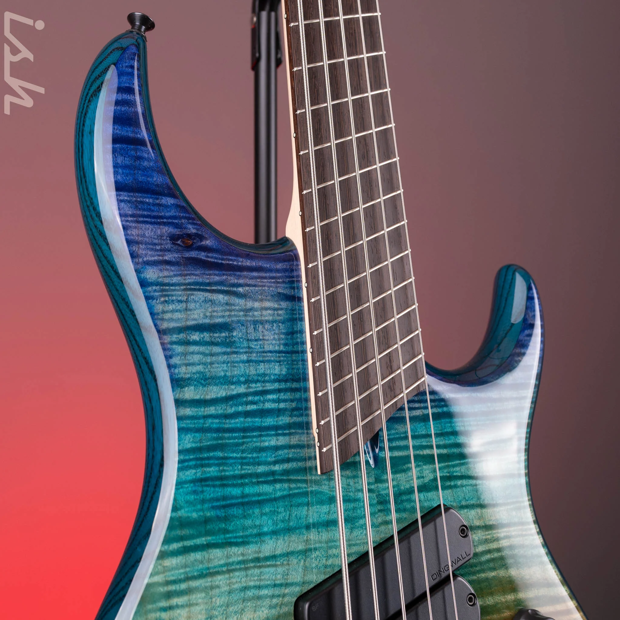 Dingwall Z3 5-String Bass Indigo to Orange Fade - Image 4