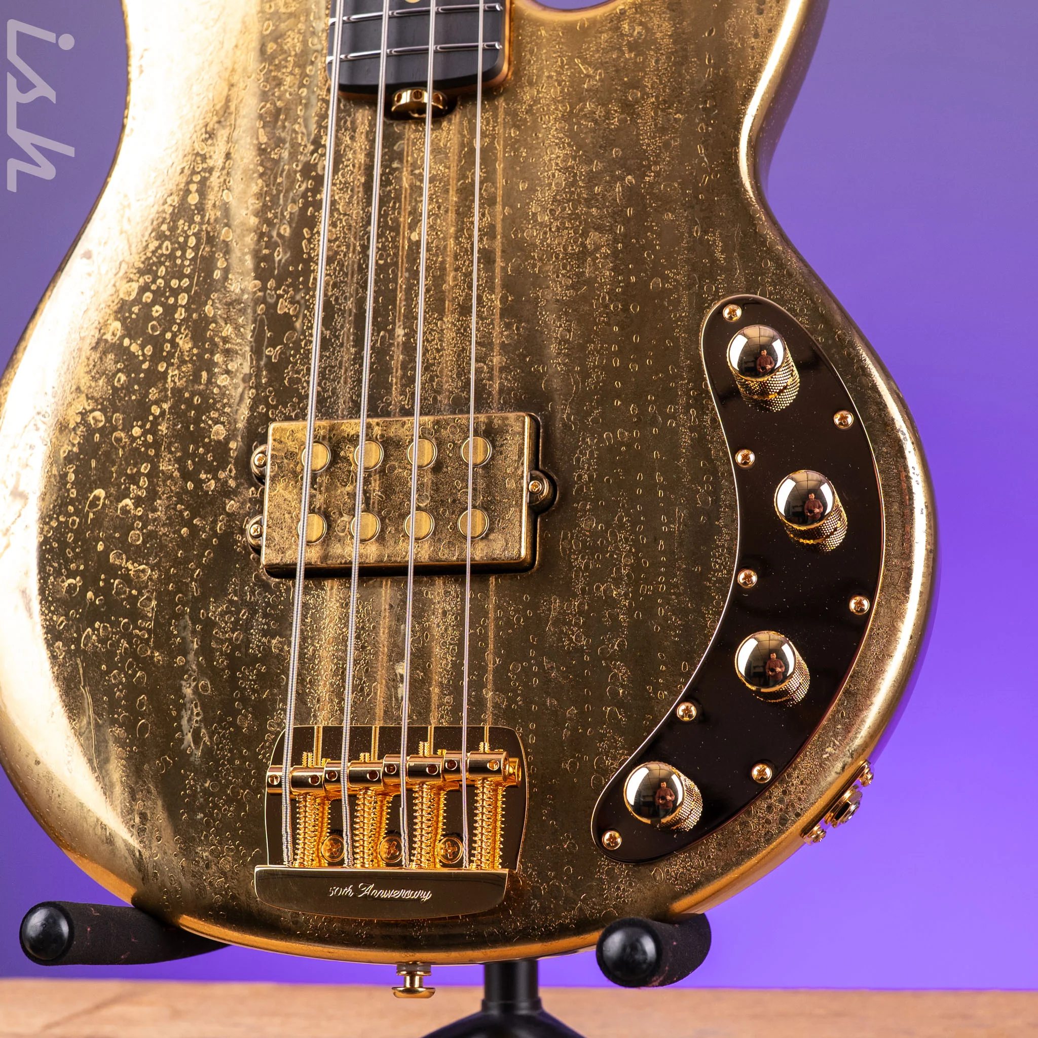 Ernie Ball Music Man 50th Anniversary StingRay Molten Gold - Image 5