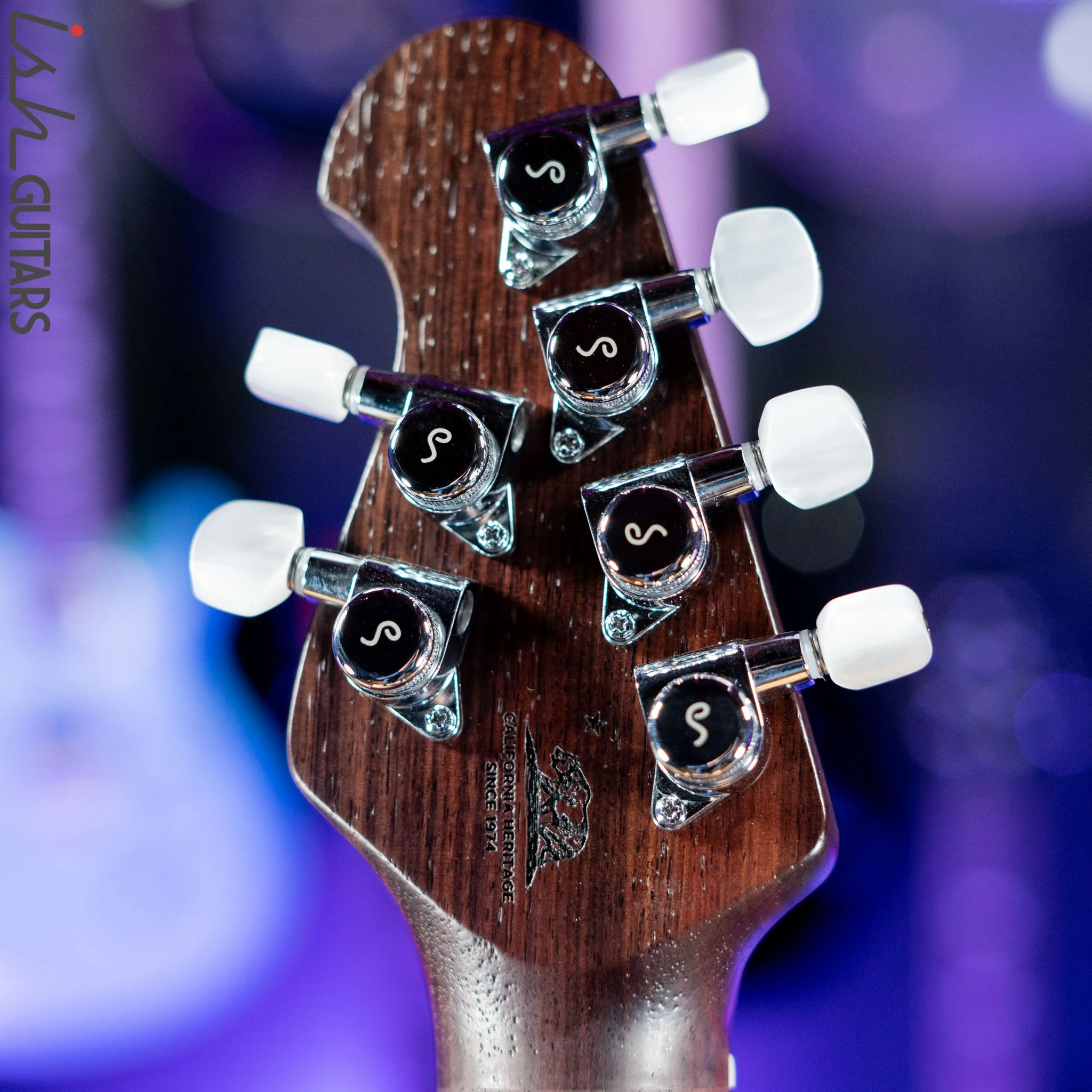 Ernie Ball Music Man BFR Albert Lee MM90 Ghost In a Shell White Demo - Image 10