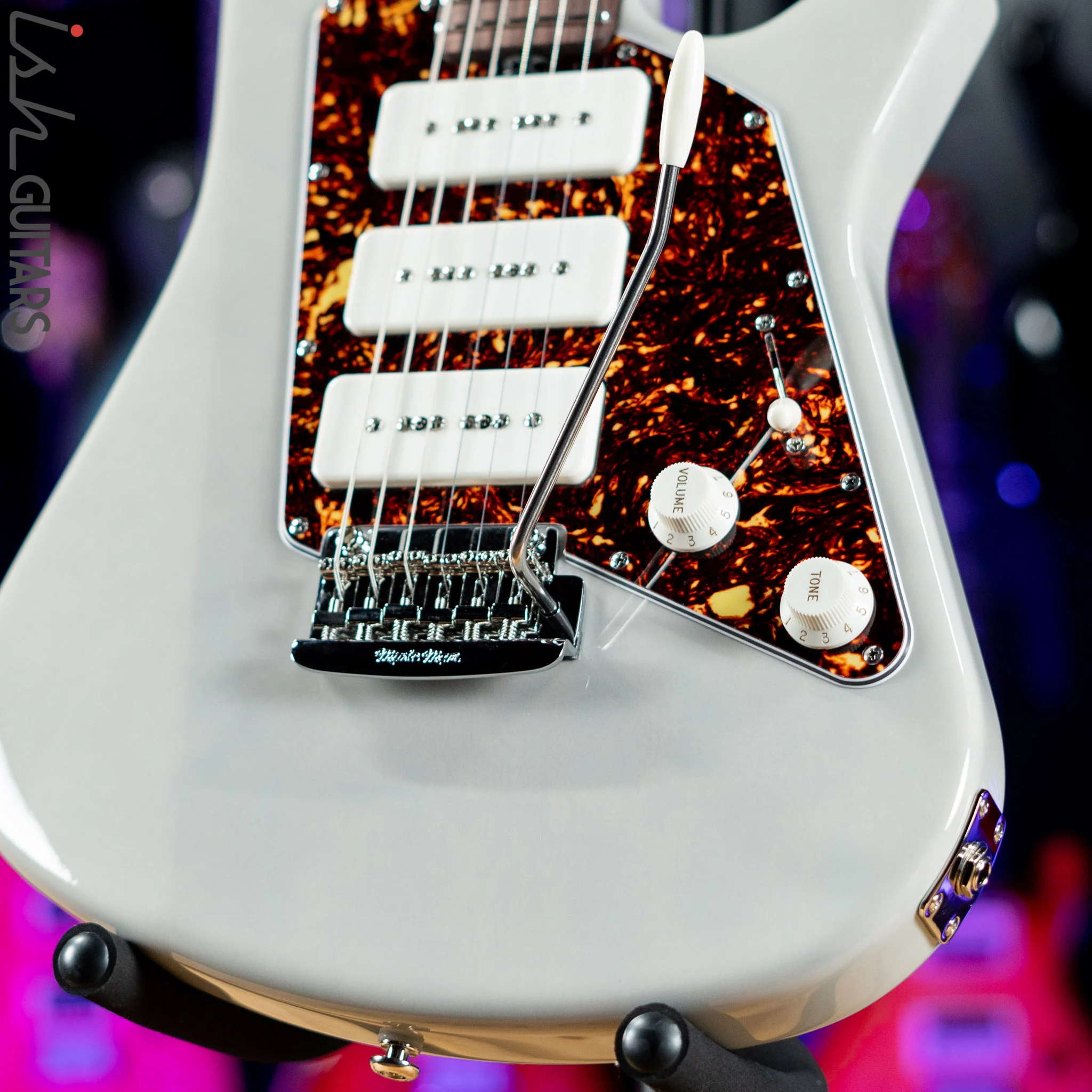 Ernie Ball Music Man BFR Albert Lee MM90 Ghost In a Shell White Demo - Image 4