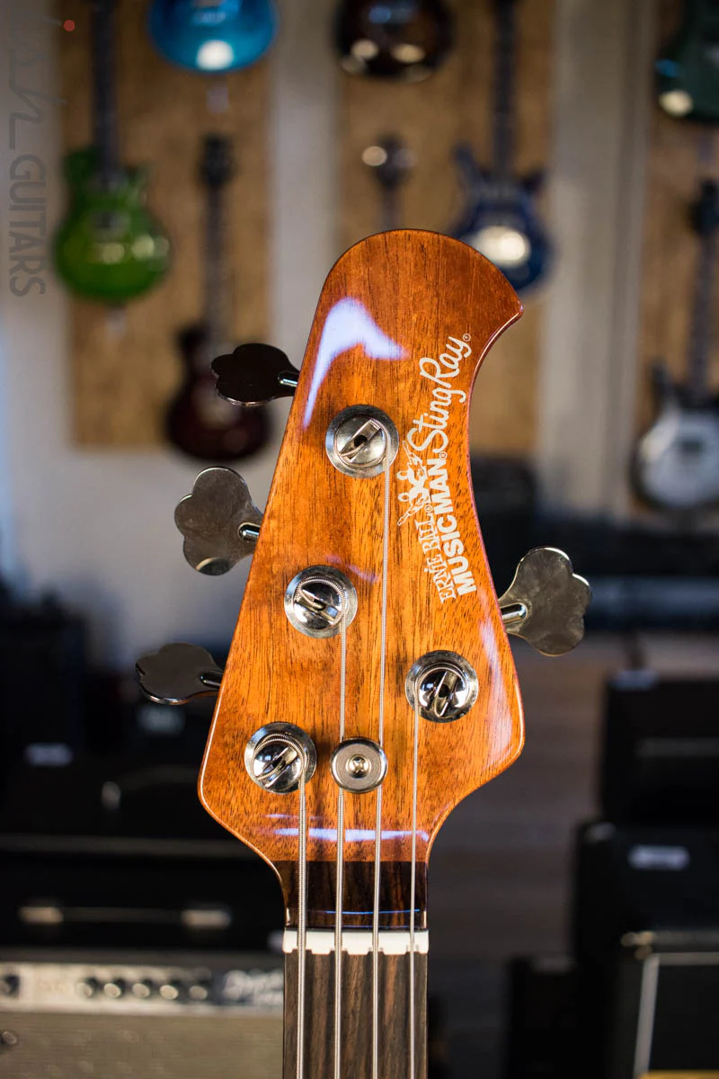 2008 Ernie Ball Music Man Stingray HH Ball Family Reserve BFR Redwood 1 of 50 - Image 5