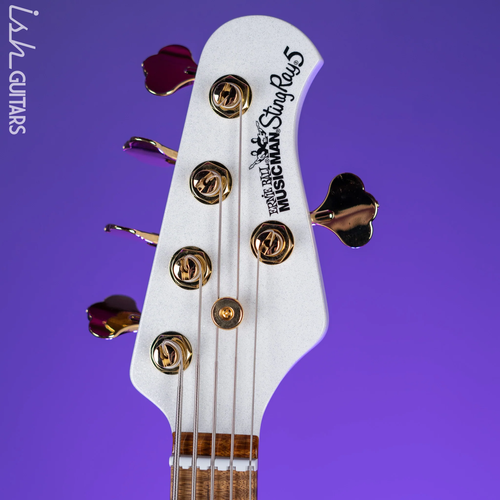 Ernie Ball Music Man BFR StingRay Special 5 HH 5-String Bass Crescendo White - Image 6