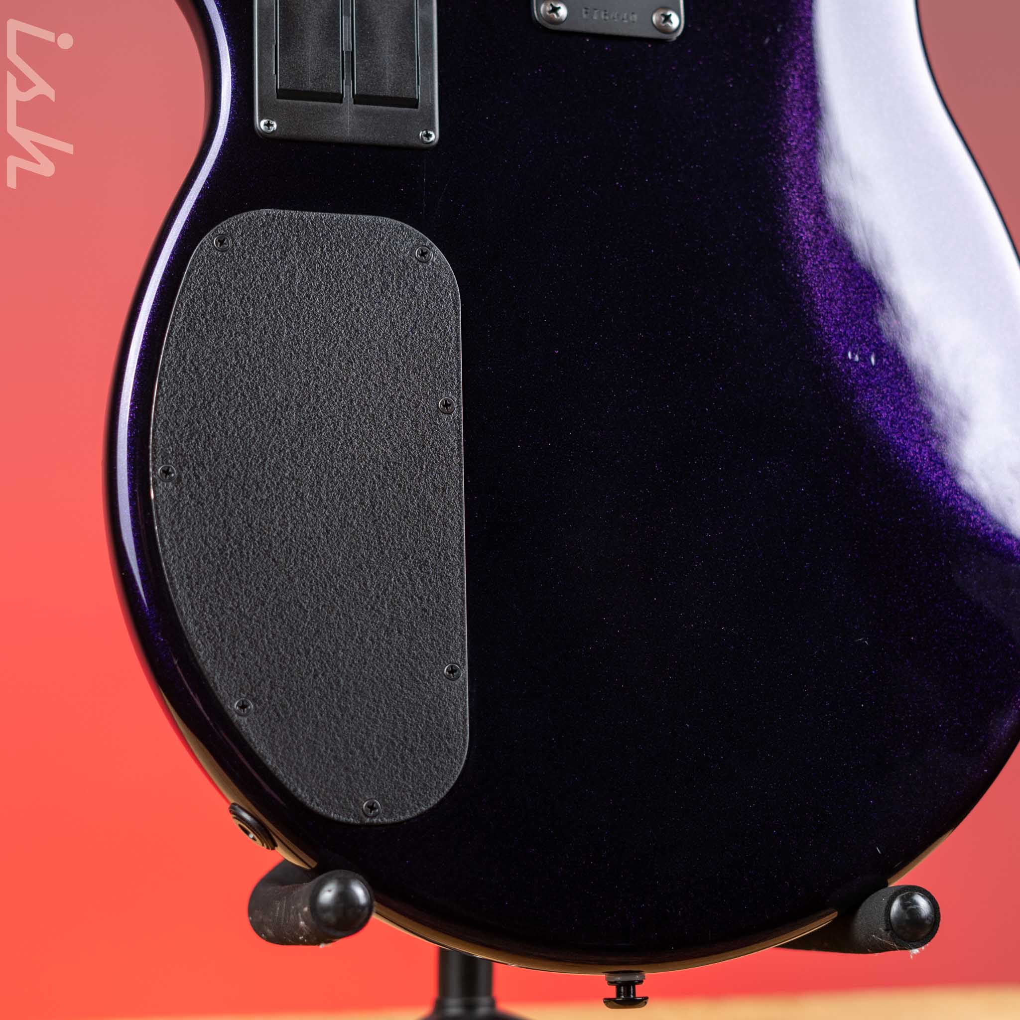 2018 Ernie Ball Music Man Bongo 5 String Limited Edition Barolo Purple - Image 13