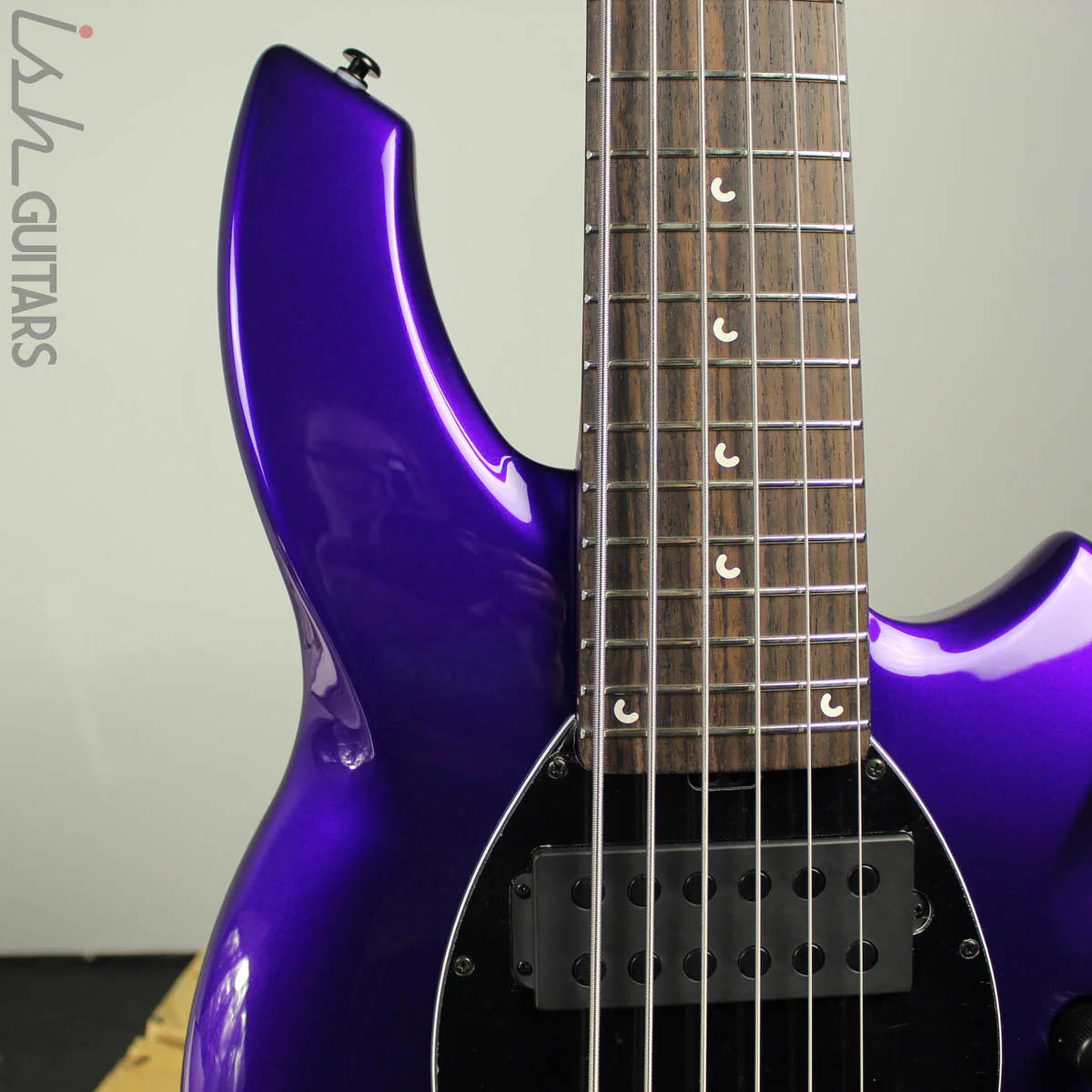 Ernie Ball Music Man Bongo 6 HH Firemist Purple - Image 4