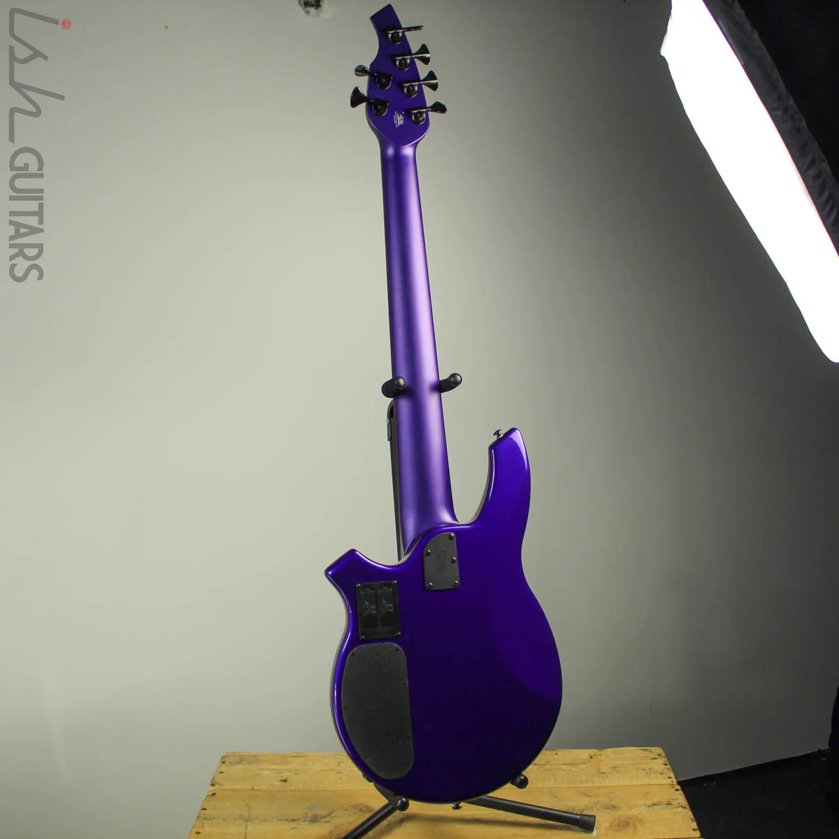 Ernie Ball Music Man Bongo 6 HH Firemist Purple - Image 7