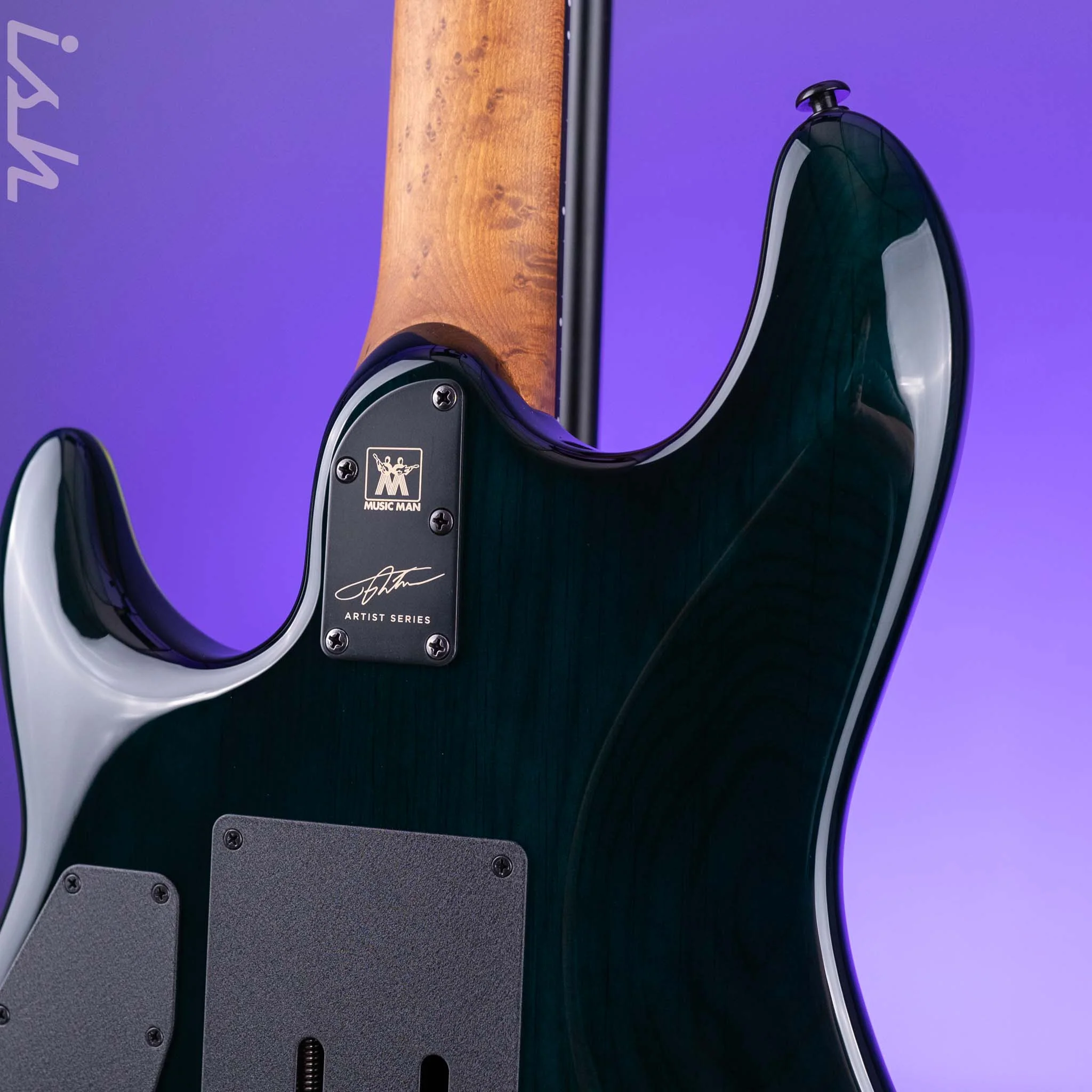 Ernie Ball Music Man Jason Richardson Cutlass HT 6-String Guitar Kokiri Forest Burl Top - Image 8