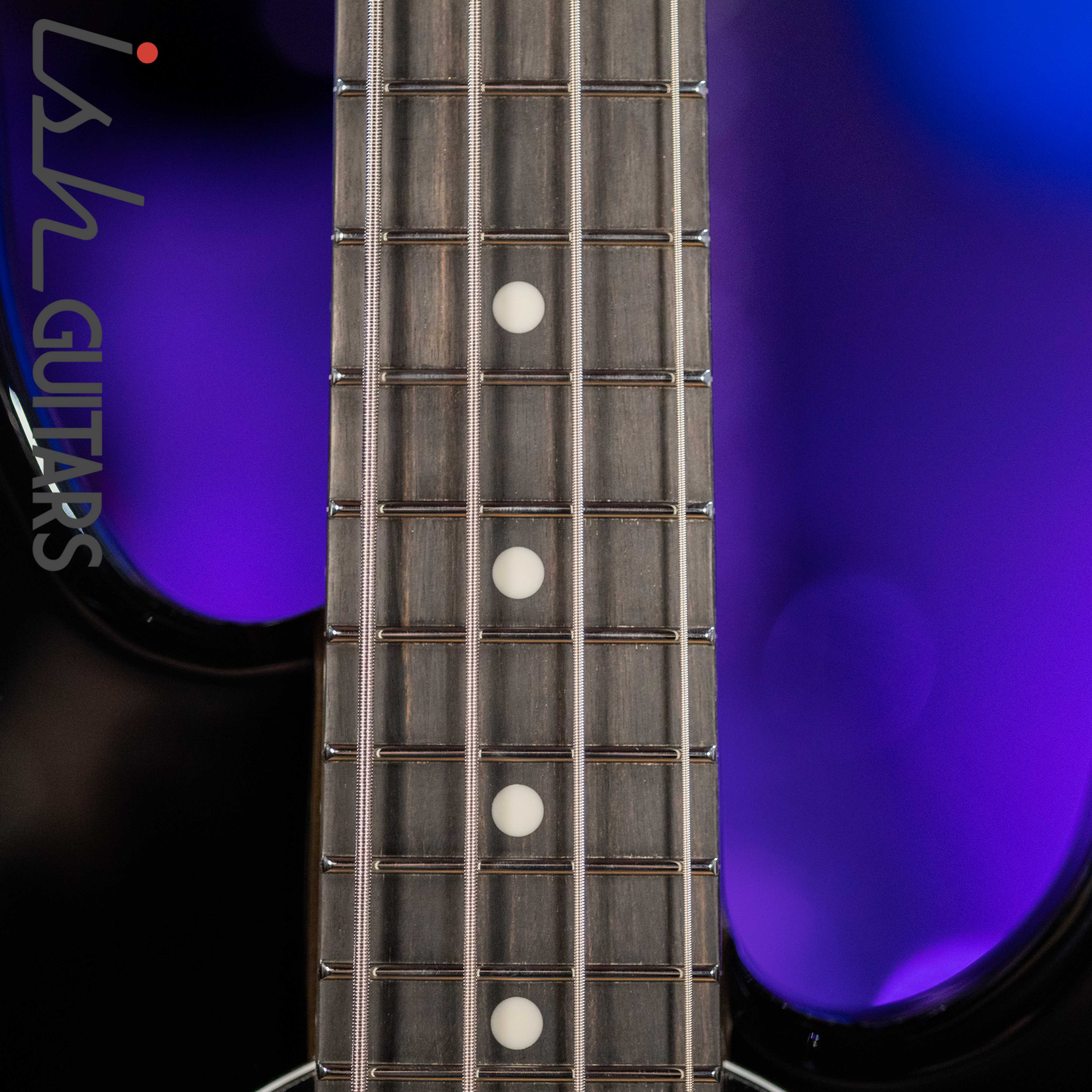 Ernie Ball Music Man DarkRay 4-String Bass Obsidian Black - Image 4