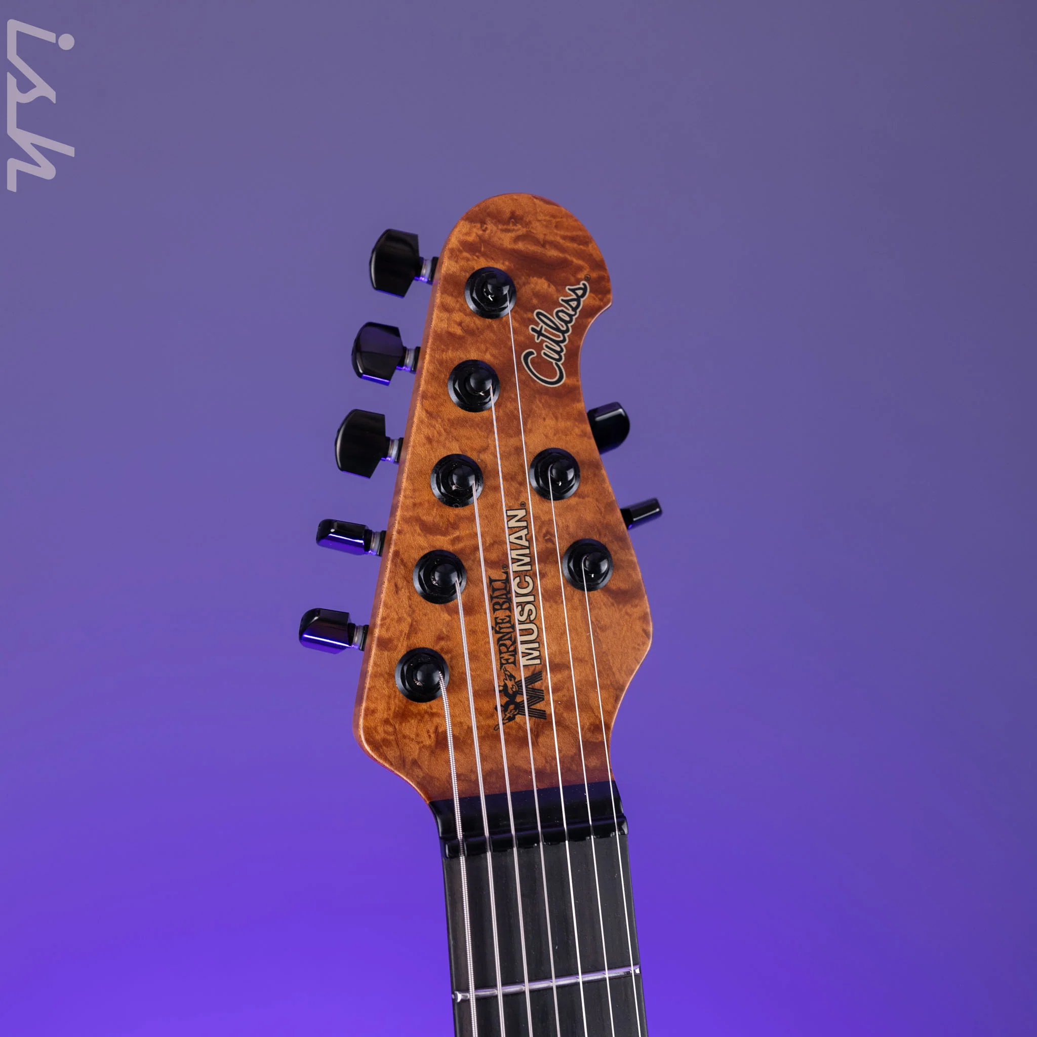 Ernie Ball Music Man Jason Richardson Cutlass HT 7-String Guitar Kokiri Forest Burl Top - Image 5
