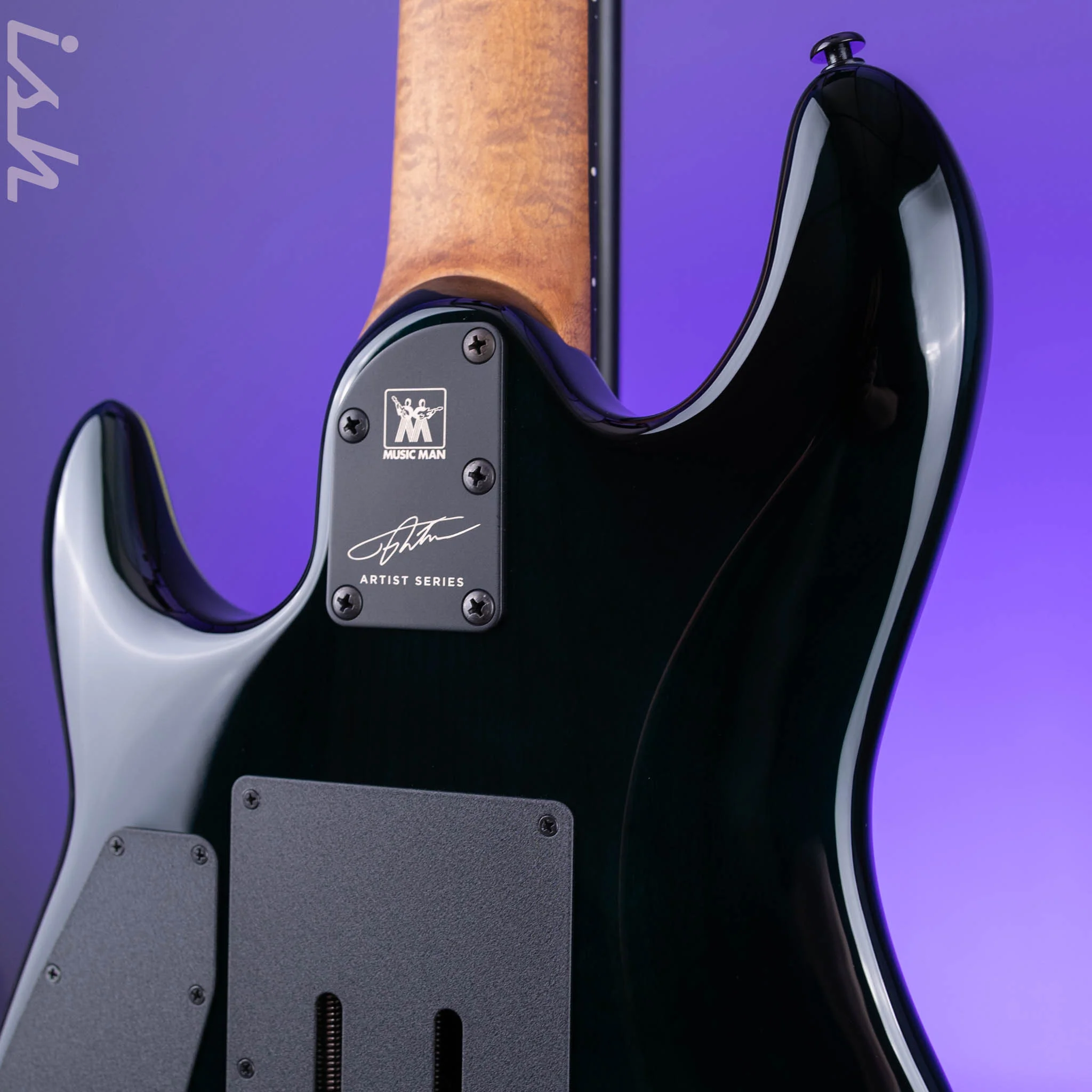Ernie Ball Music Man Jason Richardson Cutlass HT 7-String Guitar Kokiri Forest Burl Top - Image 8