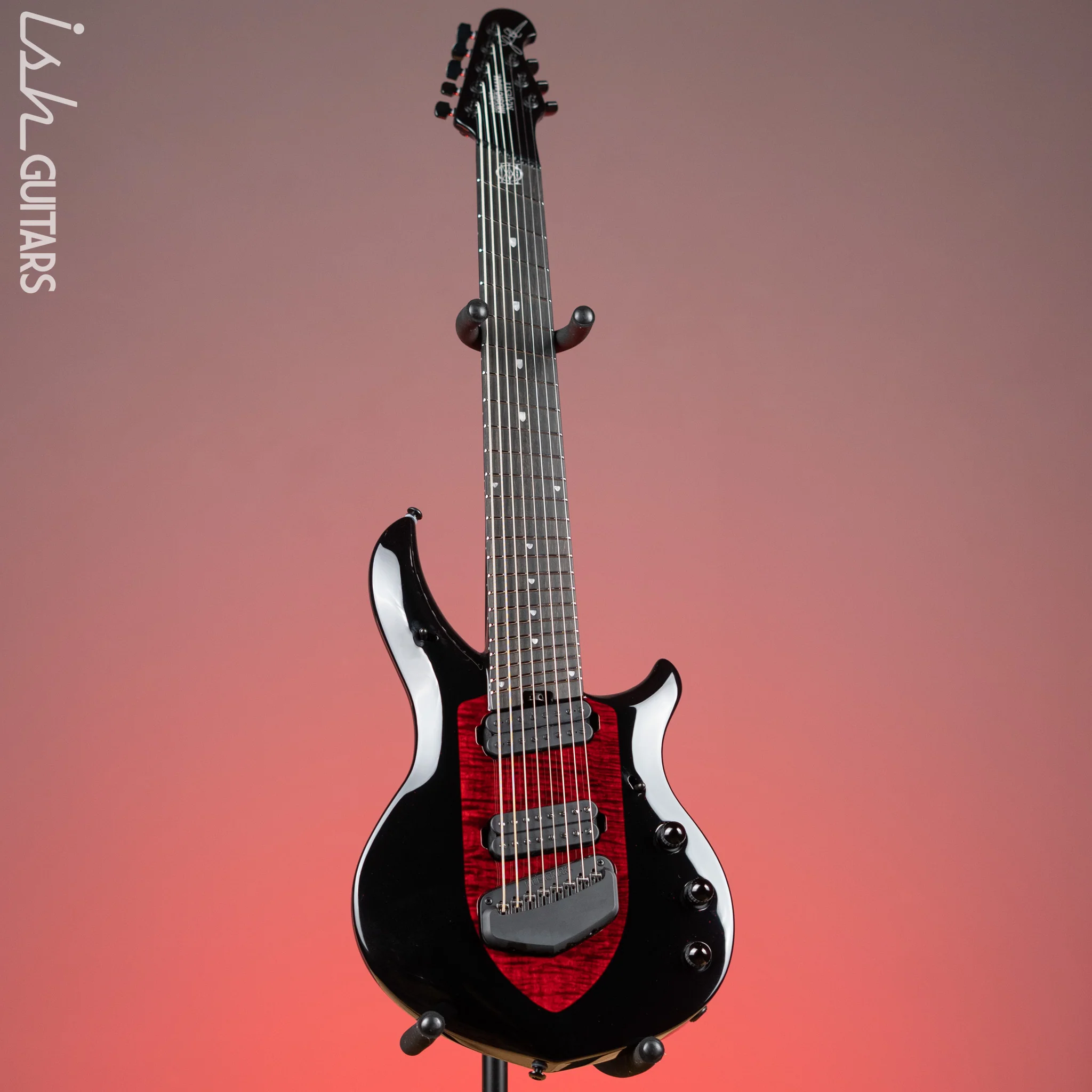 Ernie Ball Music Man Majesty 8-String Guitar Sanguine Red Demo - Image 2