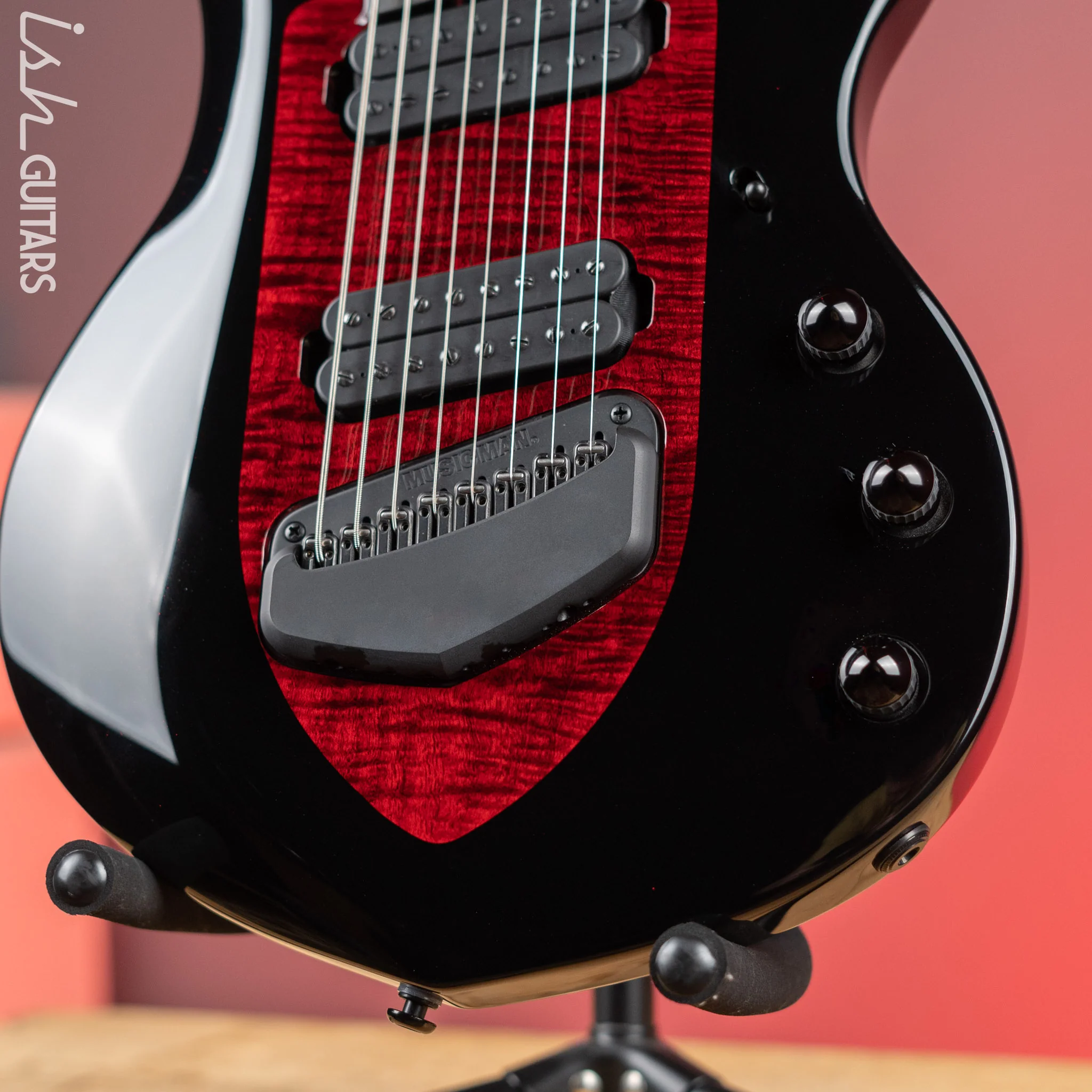 Ernie Ball Music Man Majesty 8-String Guitar Sanguine Red Demo - Image 4