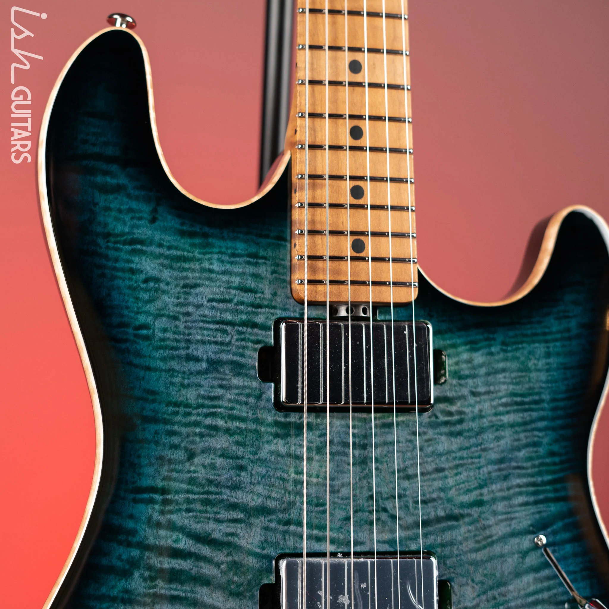 Ernie Ball Music Man Sabre HT Yucatan Blue - Image 3