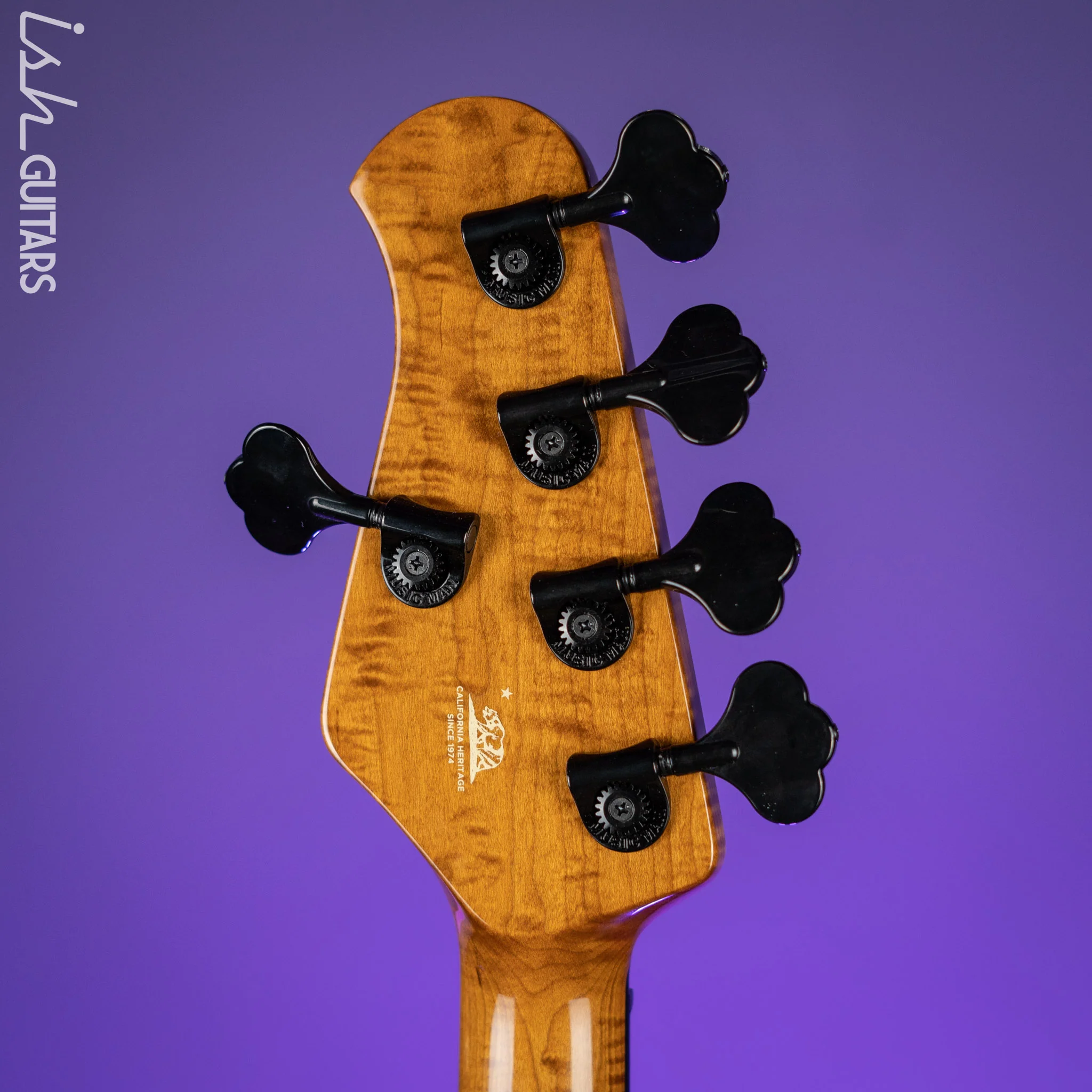 Ernie Ball Music Man Sting Ray 5 35th Anniversary String Bass Spalted Sunburst - Image 12