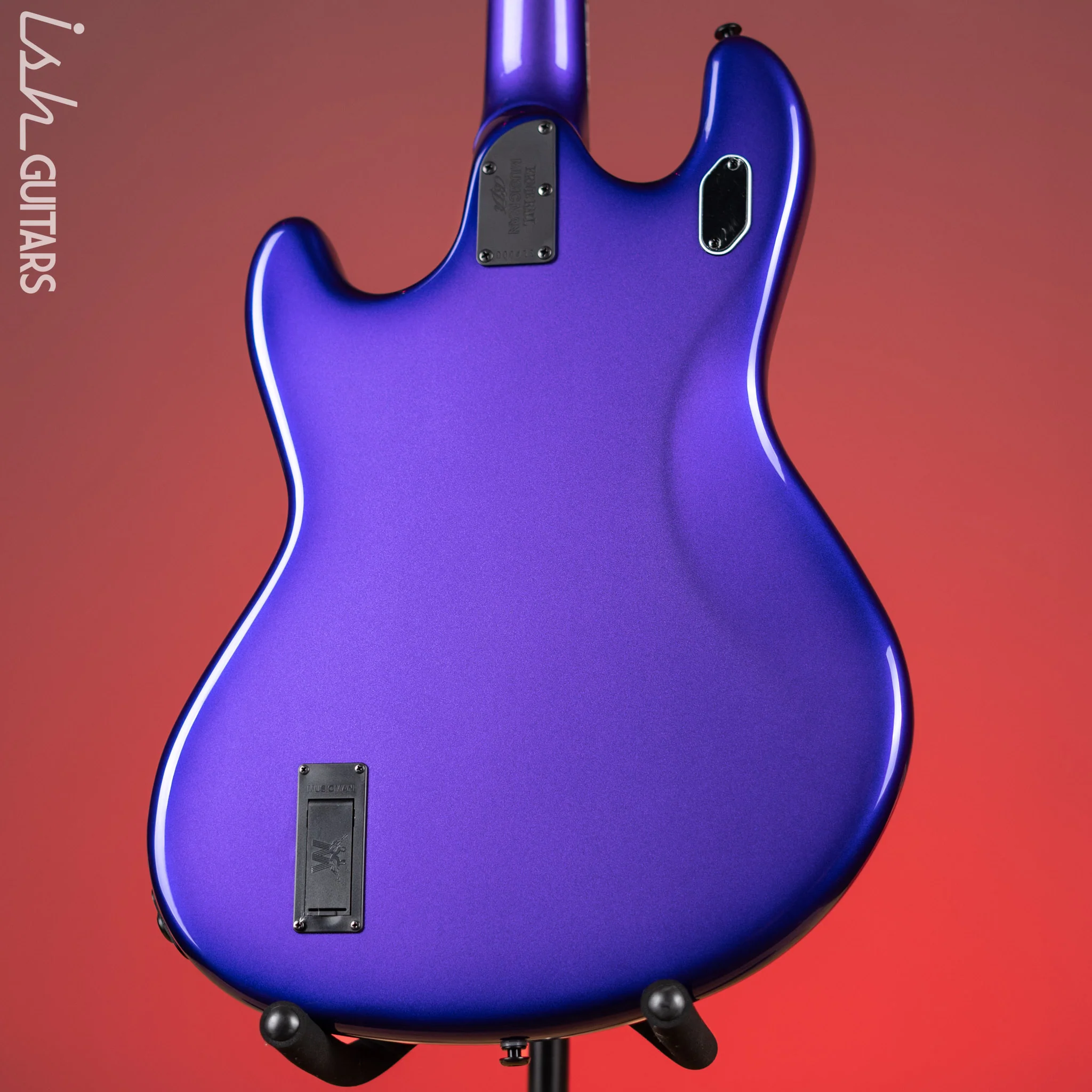 Ernie Ball Music Man Sting Ray HT Electric Guitar Plum Crazy Burst BFR - Image 8