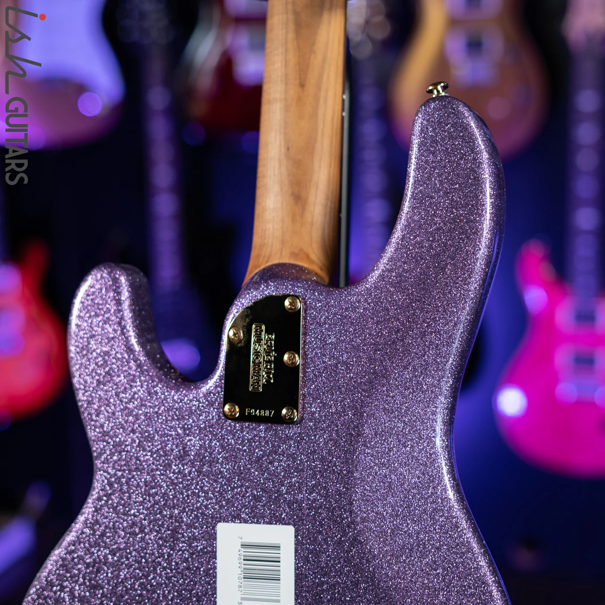 Ernie Ball Music Man Stingray 4 Special H Amethyst Sparkle - Image 9