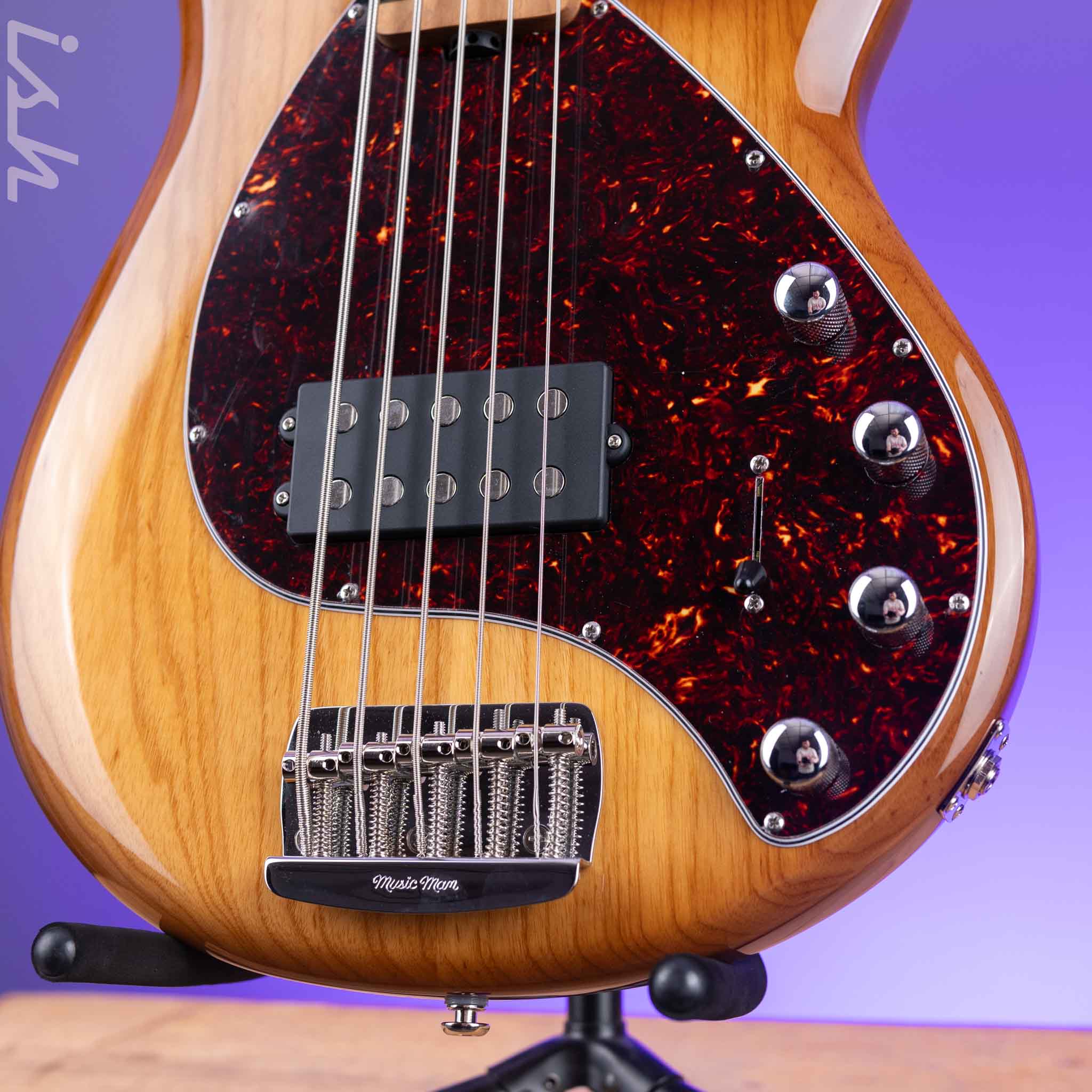 Ernie Ball Music Man StingRay 5 H Special Hot Honey - Image 4