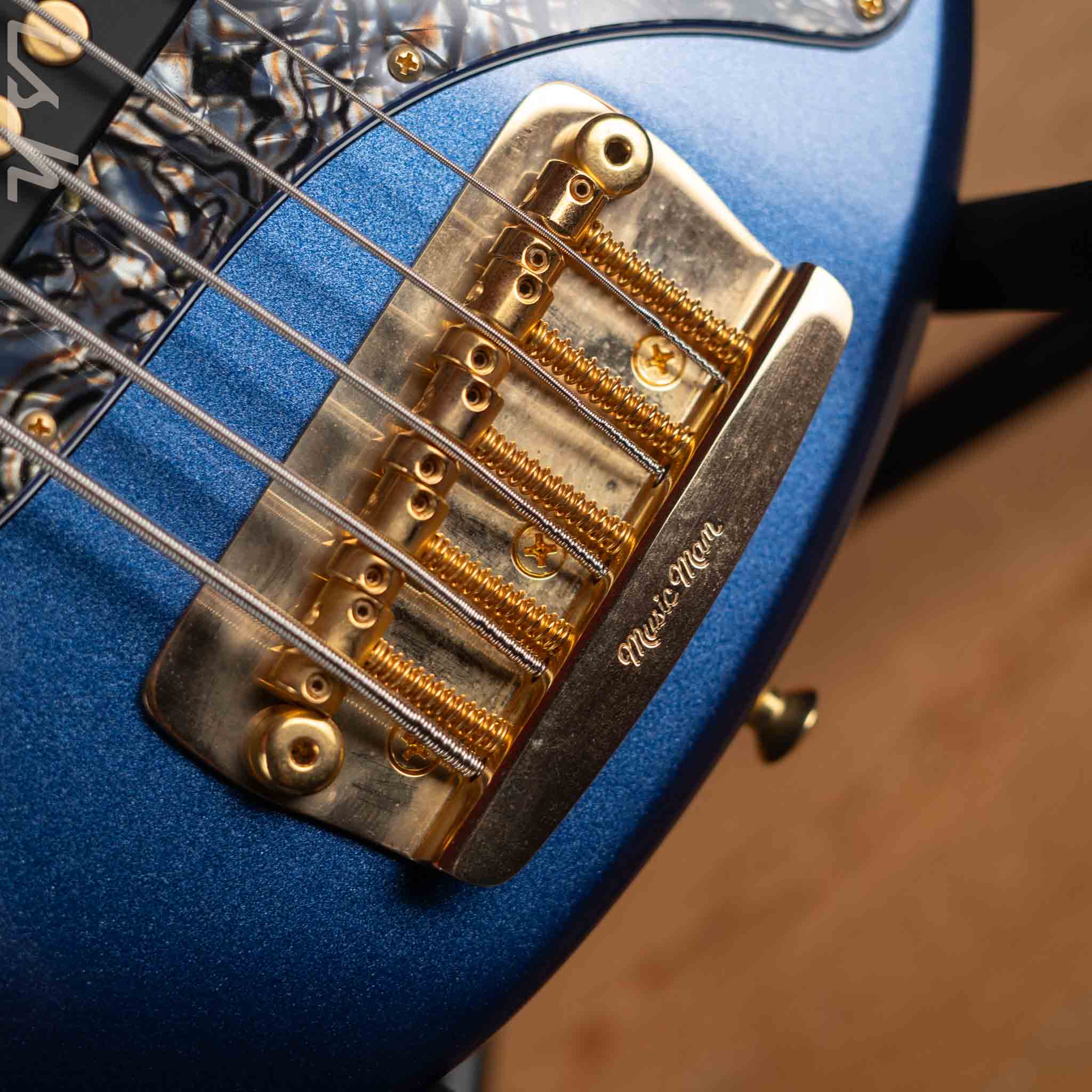 2017 Ernie Ball Music Man StingRay 5 Pace Car Blue Metallic - Image 7