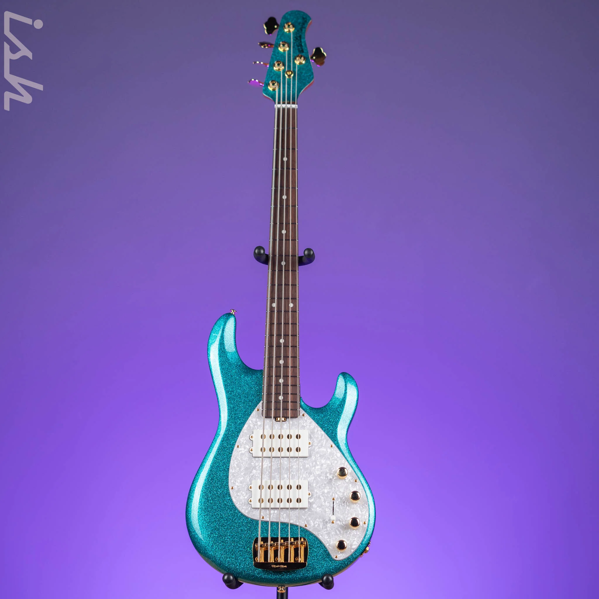 Ernie Ball Music Man StingRay 5 Special HH Ocean Sparkle - Image 2