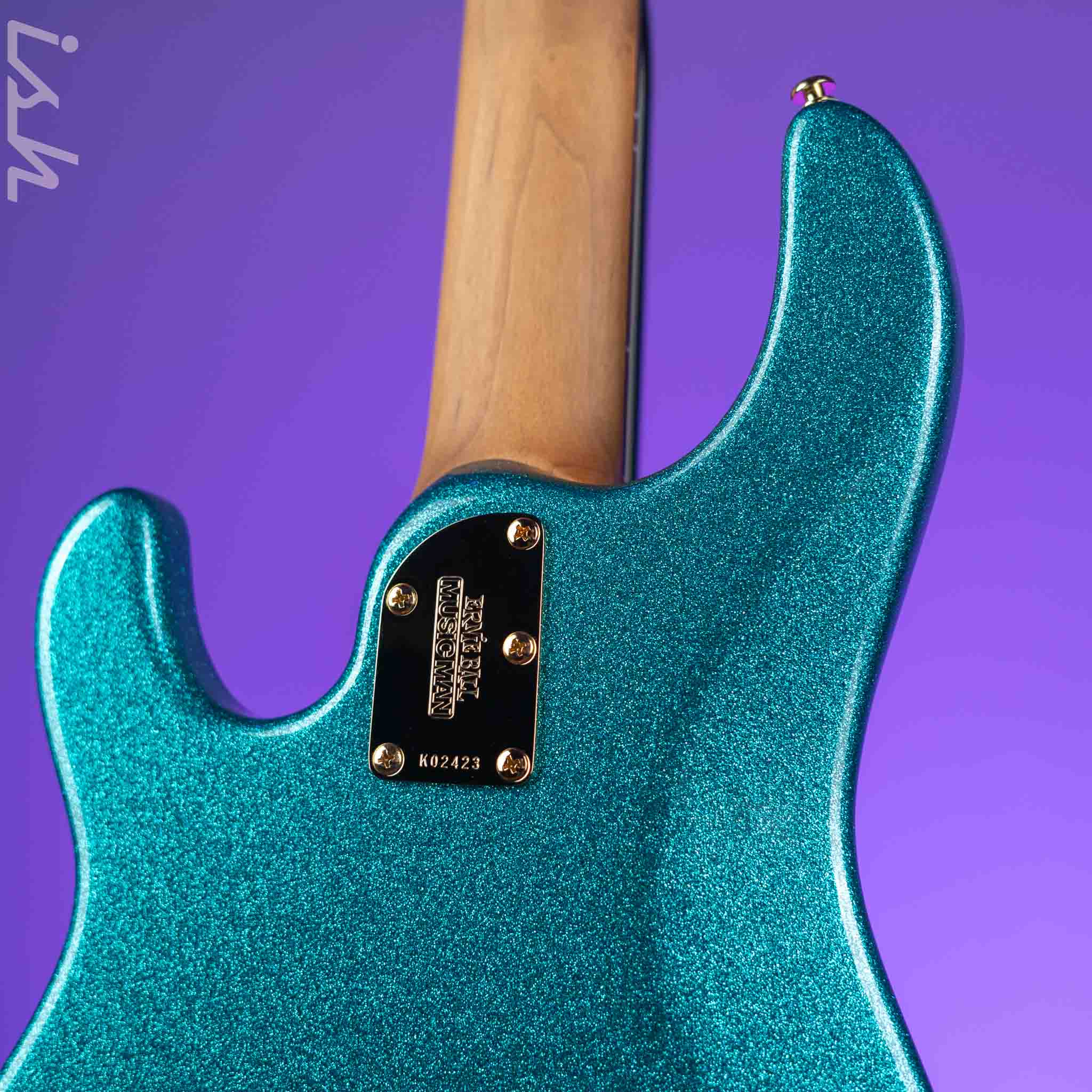 Ernie Ball Music Man StingRay 5 Special HH Ocean Sparkle - Image 8