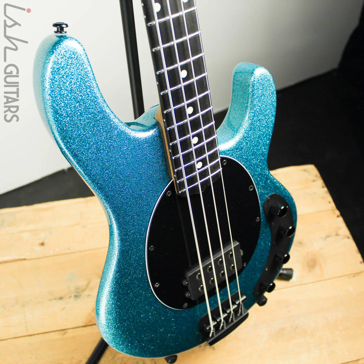 Ernie Ball Music Man StingRay Special 4H Aqua Sparkle - Image 8