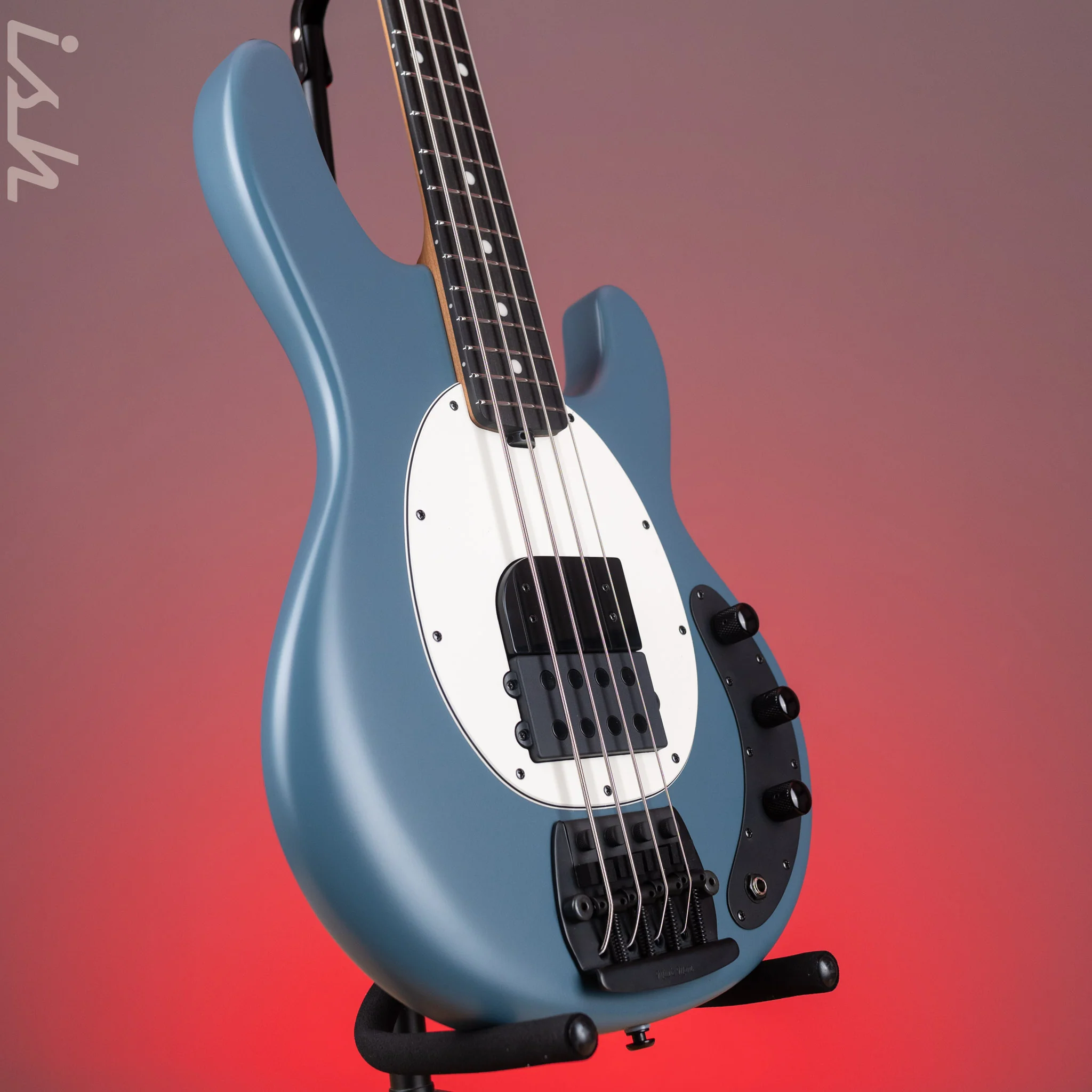 Ernie Ball Music Man Tim Commerford Artist Series StingRay Bass - Quentin Blue (1 of 50) - Image 3