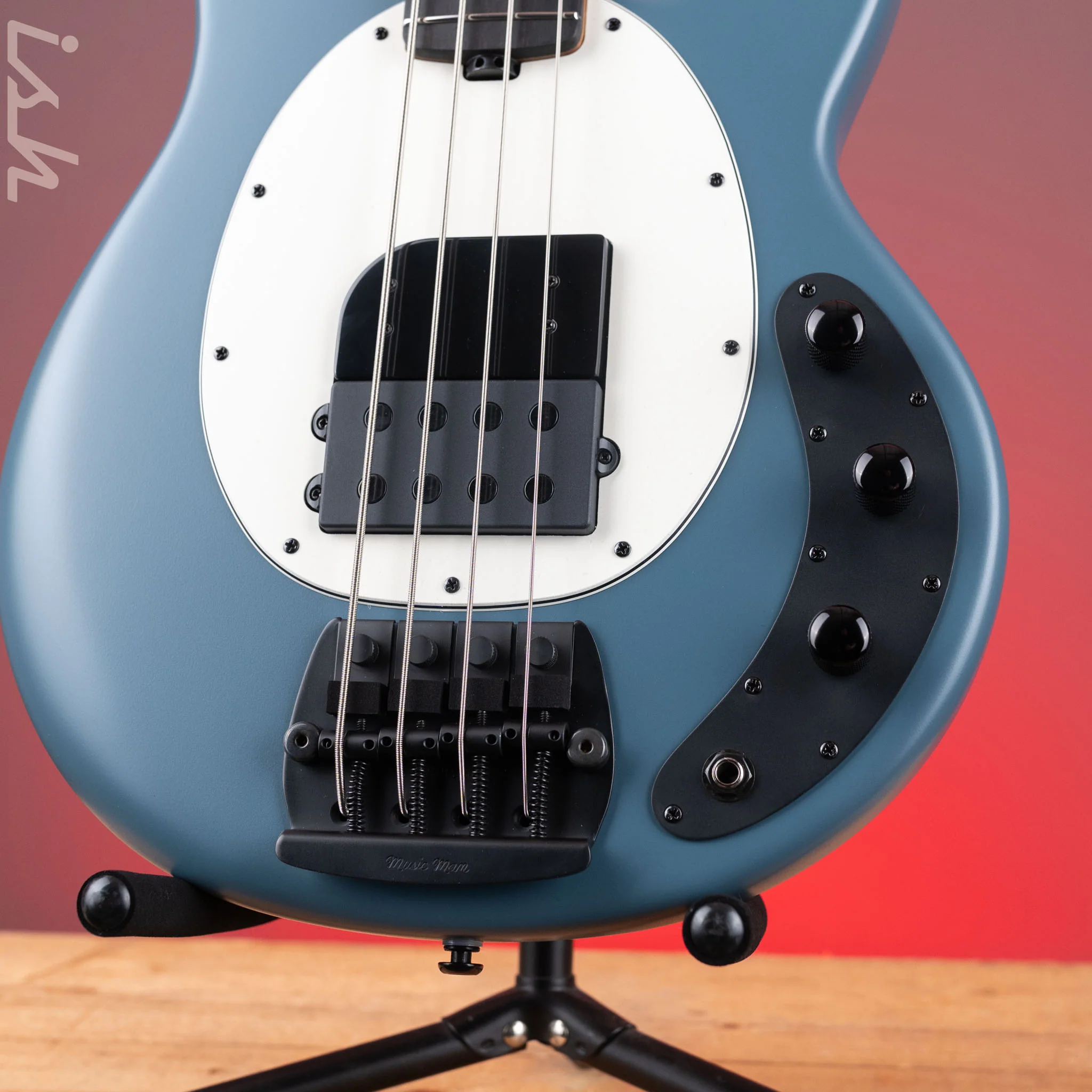 Ernie Ball Music Man Tim Commerford Artist Series StingRay Bass - Quentin Blue (1 of 50) - Image 5