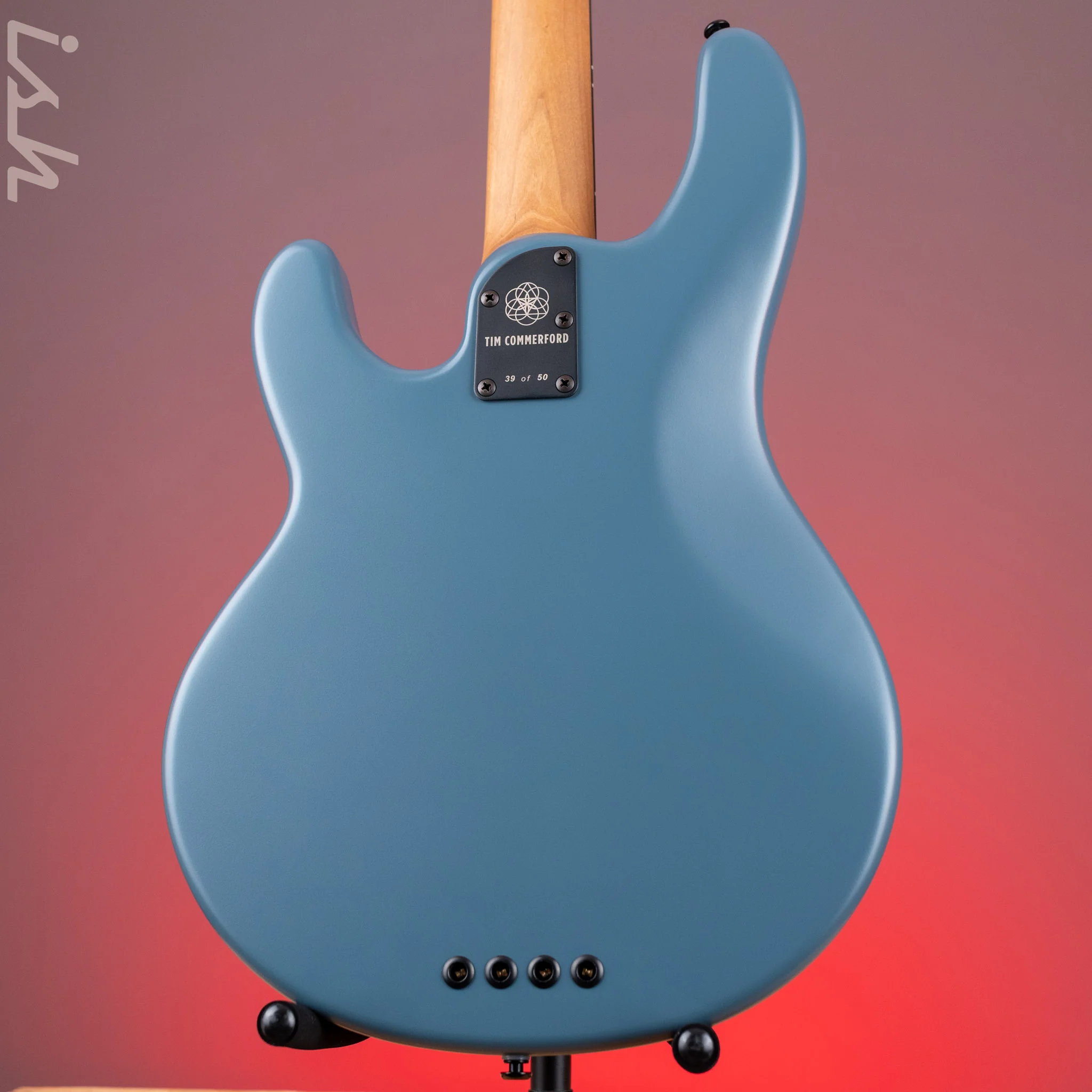 Ernie Ball Music Man Tim Commerford Artist Series StingRay Bass - Quentin Blue (1 of 50) - Image 8