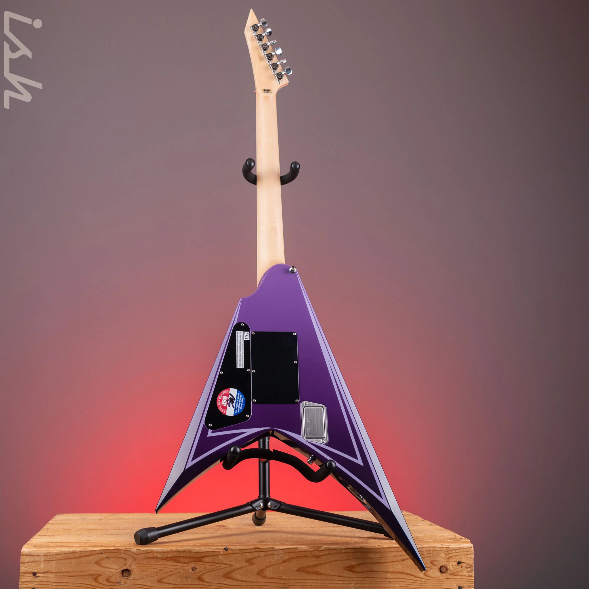 ESP Custom Shop Alexi Hexed Purple Fade Demo - Image 7