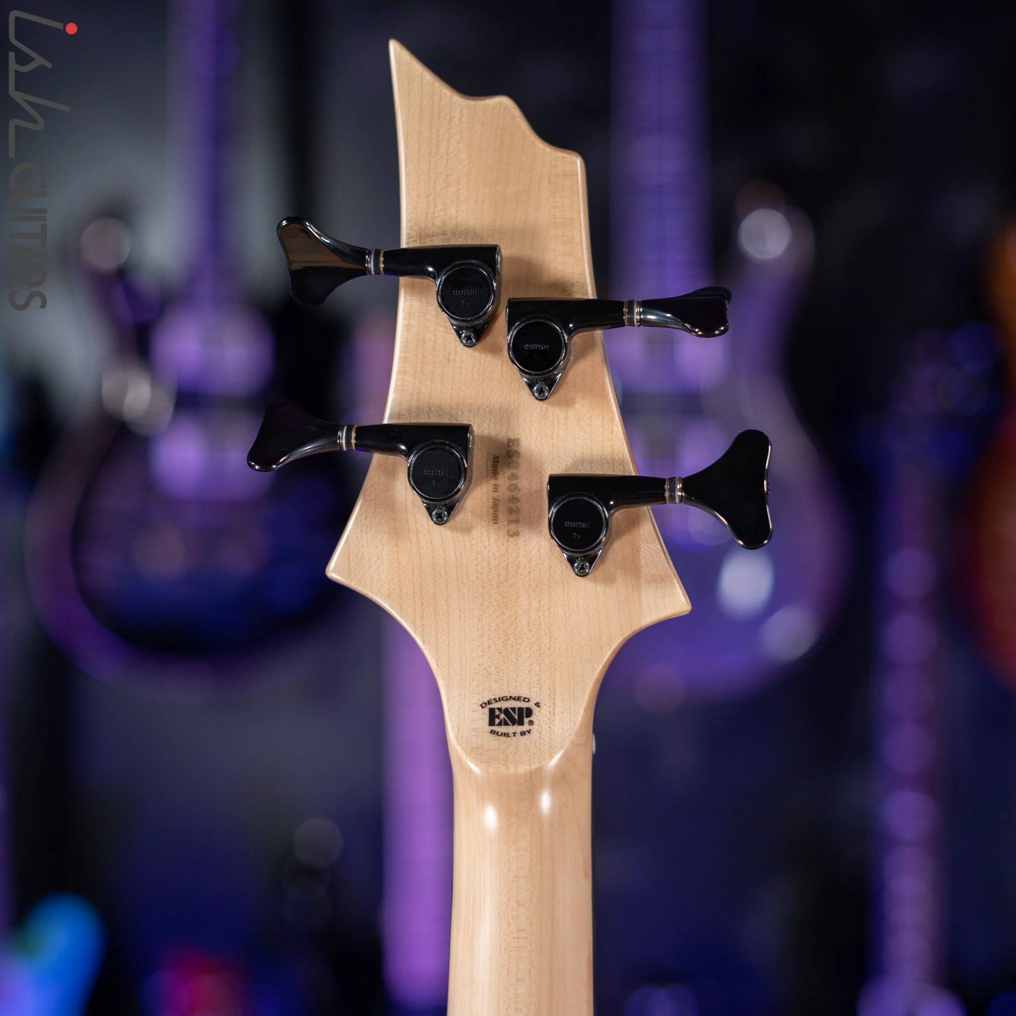 ESP E-II BTL-4 Bass Black Natural Burst Demo - Image 9