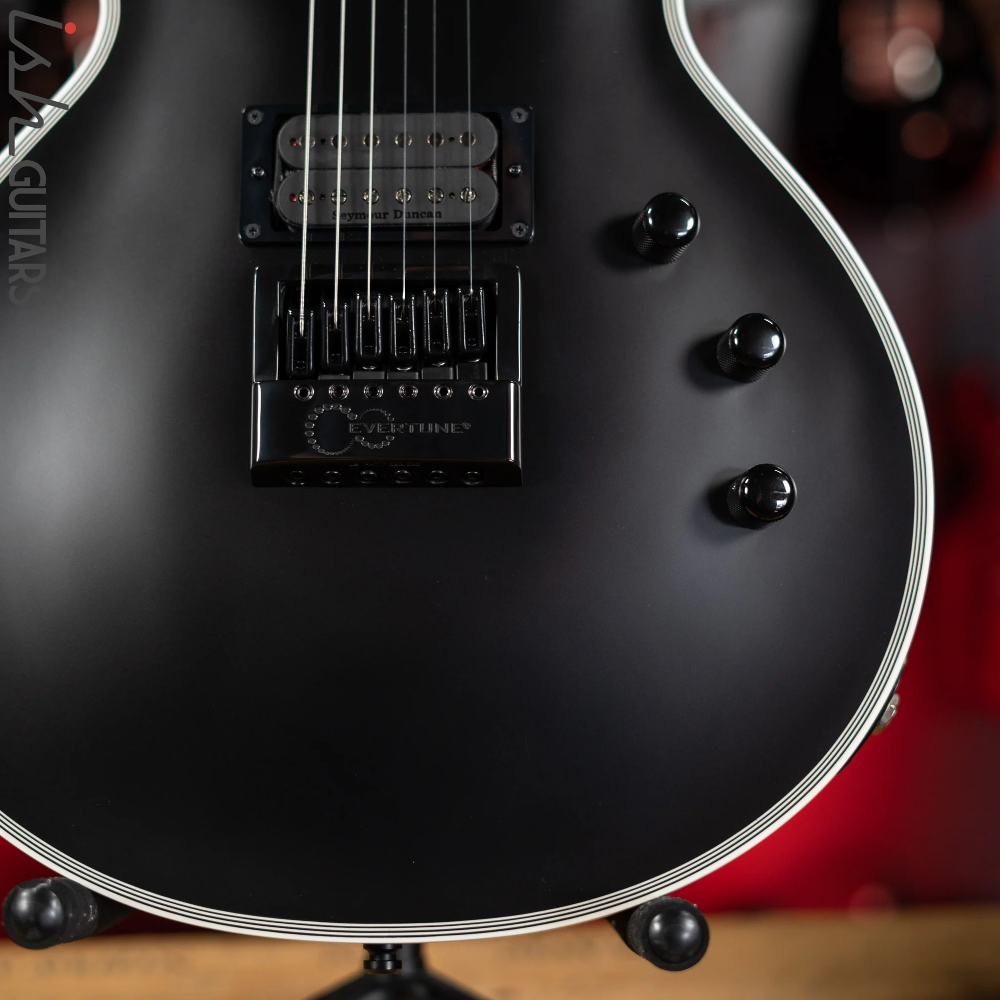 ESP E-II Eclipse Evertune Black Satin Demo - Image 4